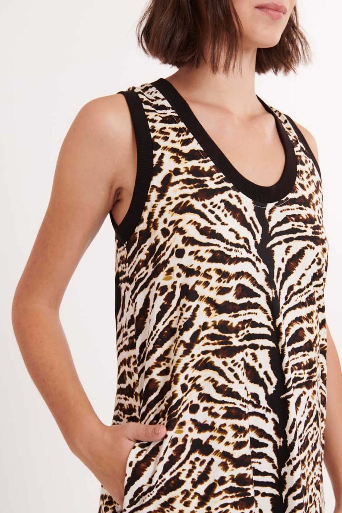 Rene Derhy Camiseta Midi Kolsuz Elbise-Libas Trendy Fashion Store