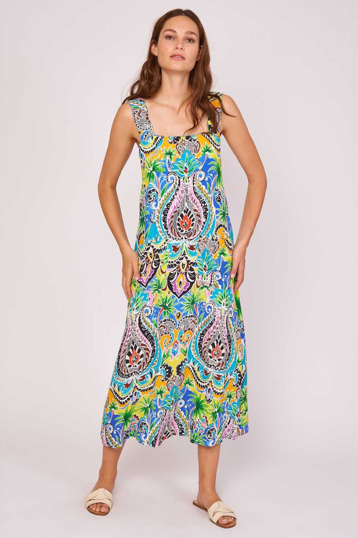 Rene Derhy Claudia Maxi Elbise-Libas Trendy Fashion Store