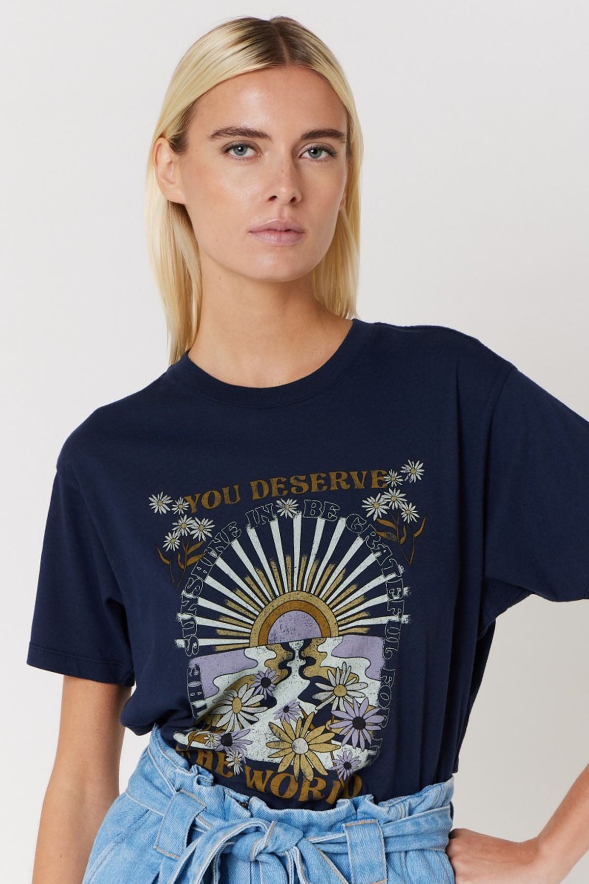 Berenice Ensweresmee Logolu Yuvarlak Yaka T-shirt