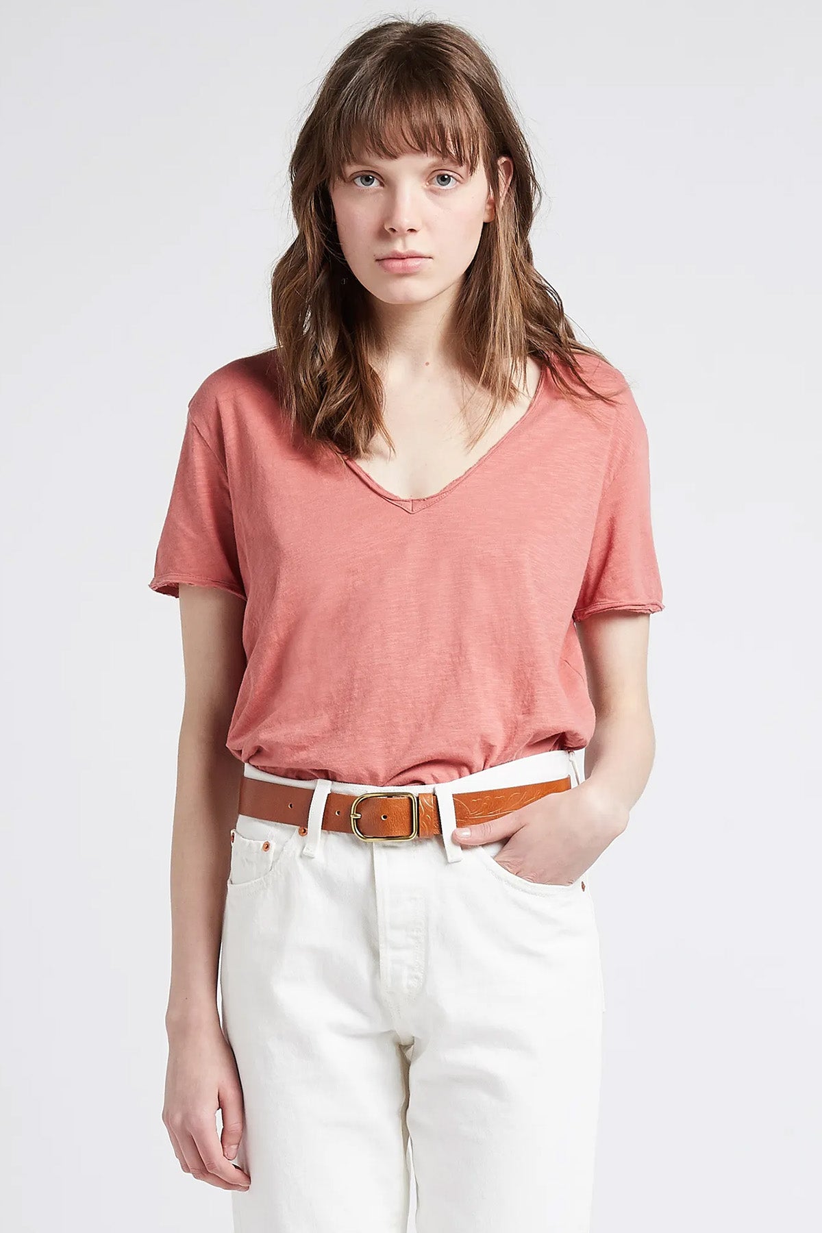 Berenice Emmawings Kanat Desenli V Yaka T-shirt-Libas Trendy Fashion Store