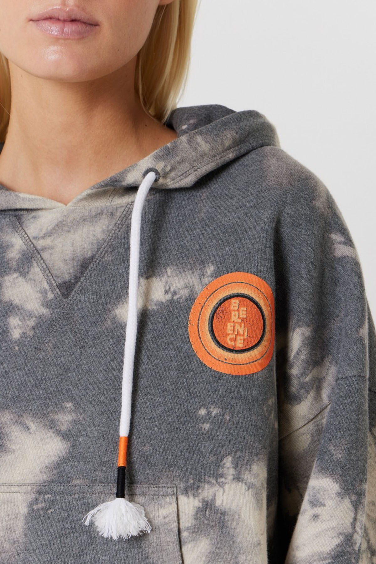 Berenice Dana Kapüşonlu Crop Sweatshirt-Libas Trendy Fashion Store