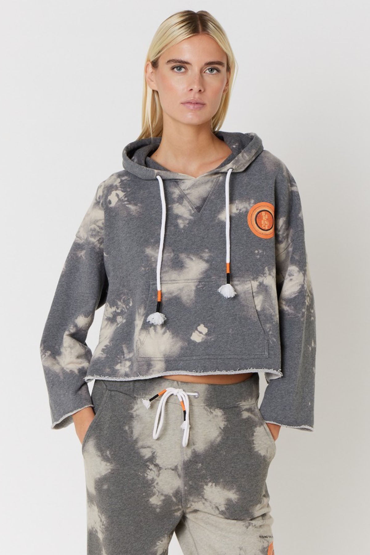 Berenice Dana Kapüşonlu Crop Sweatshirt-Libas Trendy Fashion Store