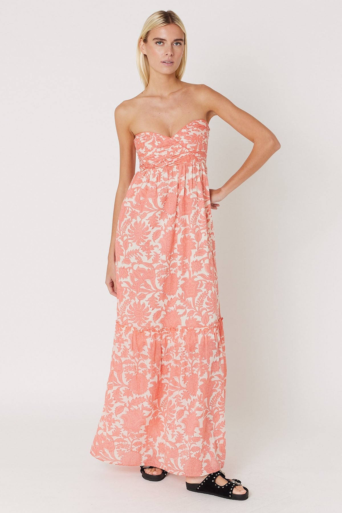 Berenice Staplez Maxi Elbise