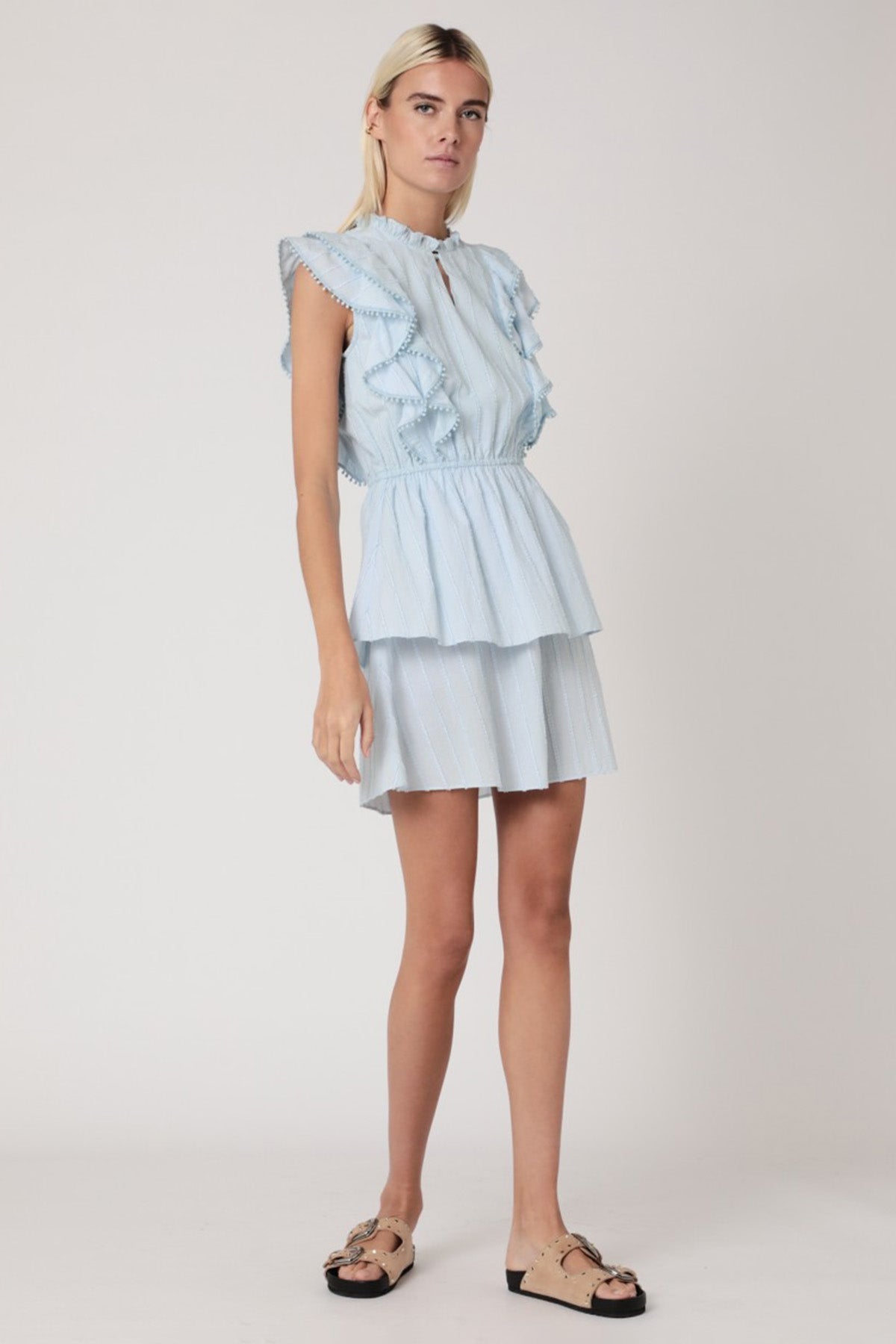 Berenice Ralf Fırfırlı Mini Elbise-Libas Trendy Fashion Store