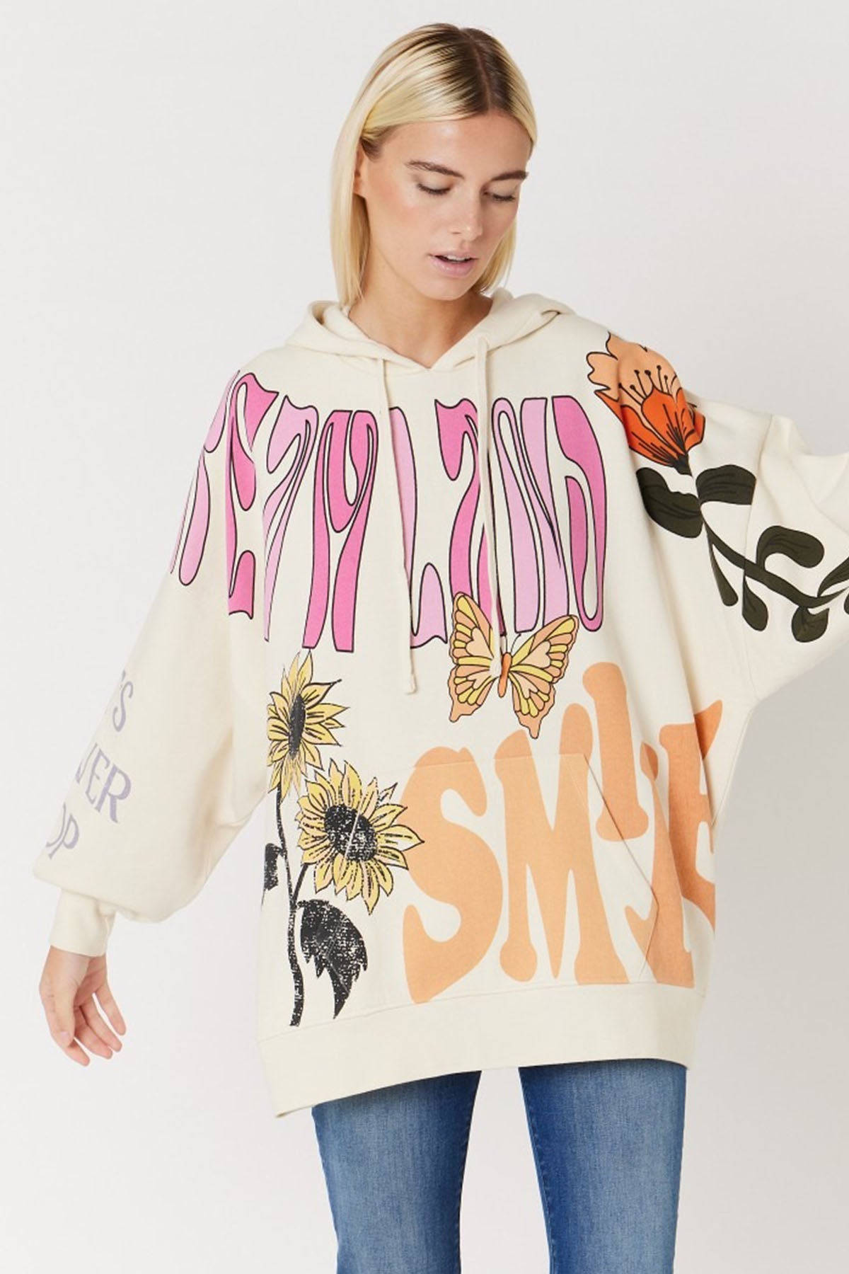 Berenice Dor Geniş Kesim Kapüşonlu Sweatshirt