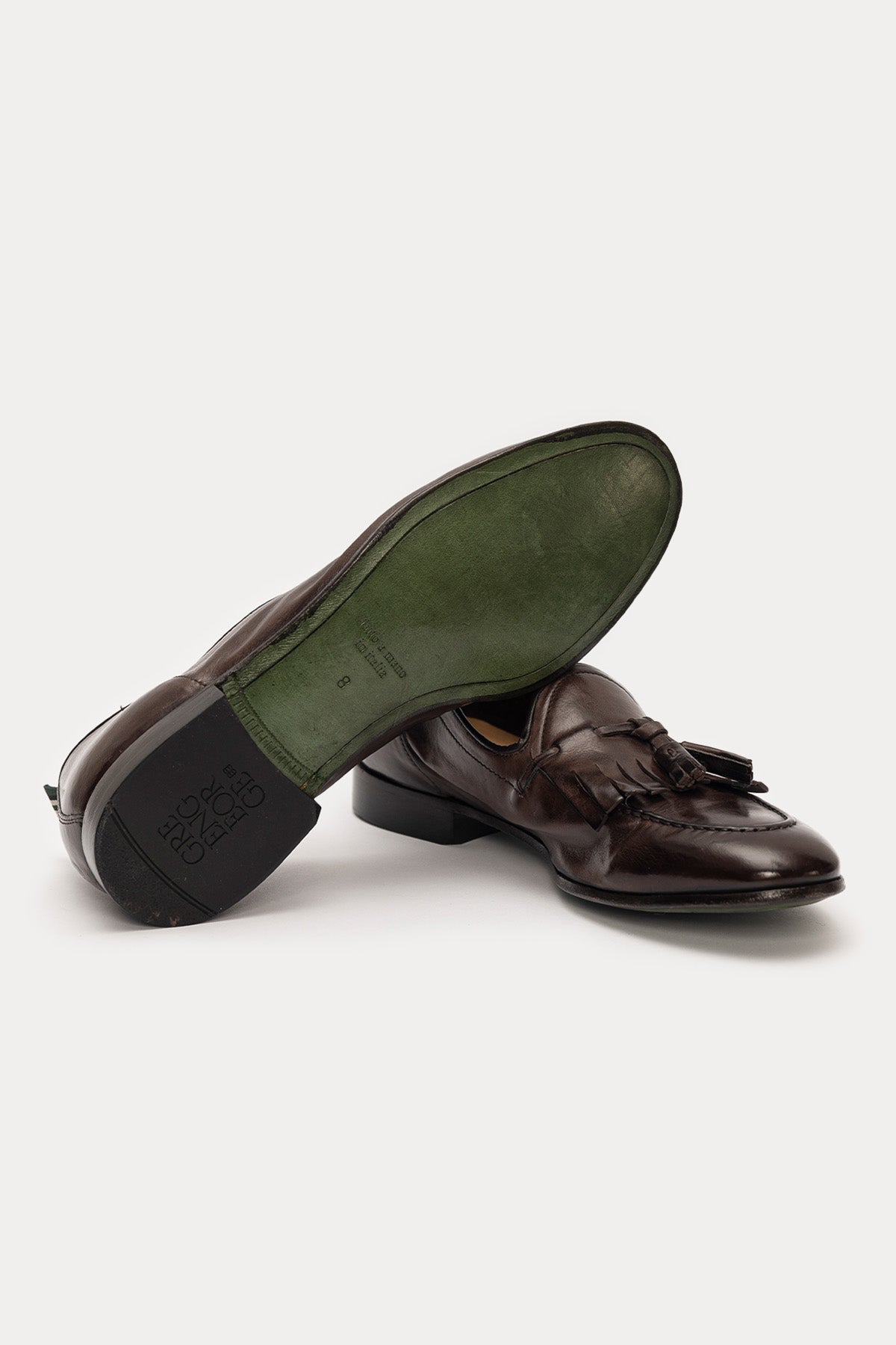 Green George Püsküllü Deri Loafer Ayakkabı