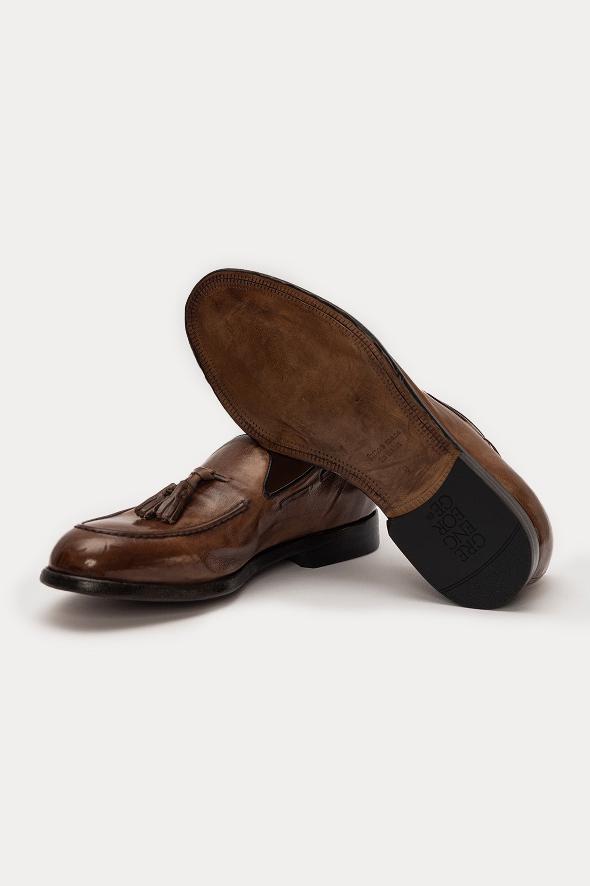 Green George Püsküllü Deri Loafer Ayakkabı