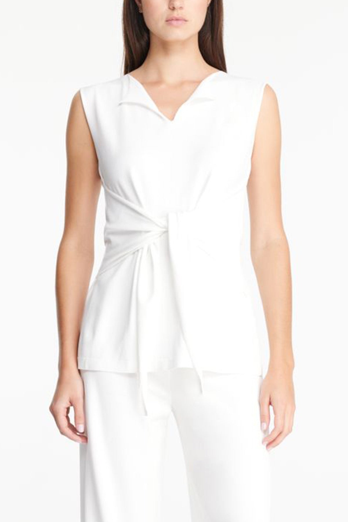 Sarah Pacini V Yaka Kuşaklı Bluz-Libas Trendy Fashion Store