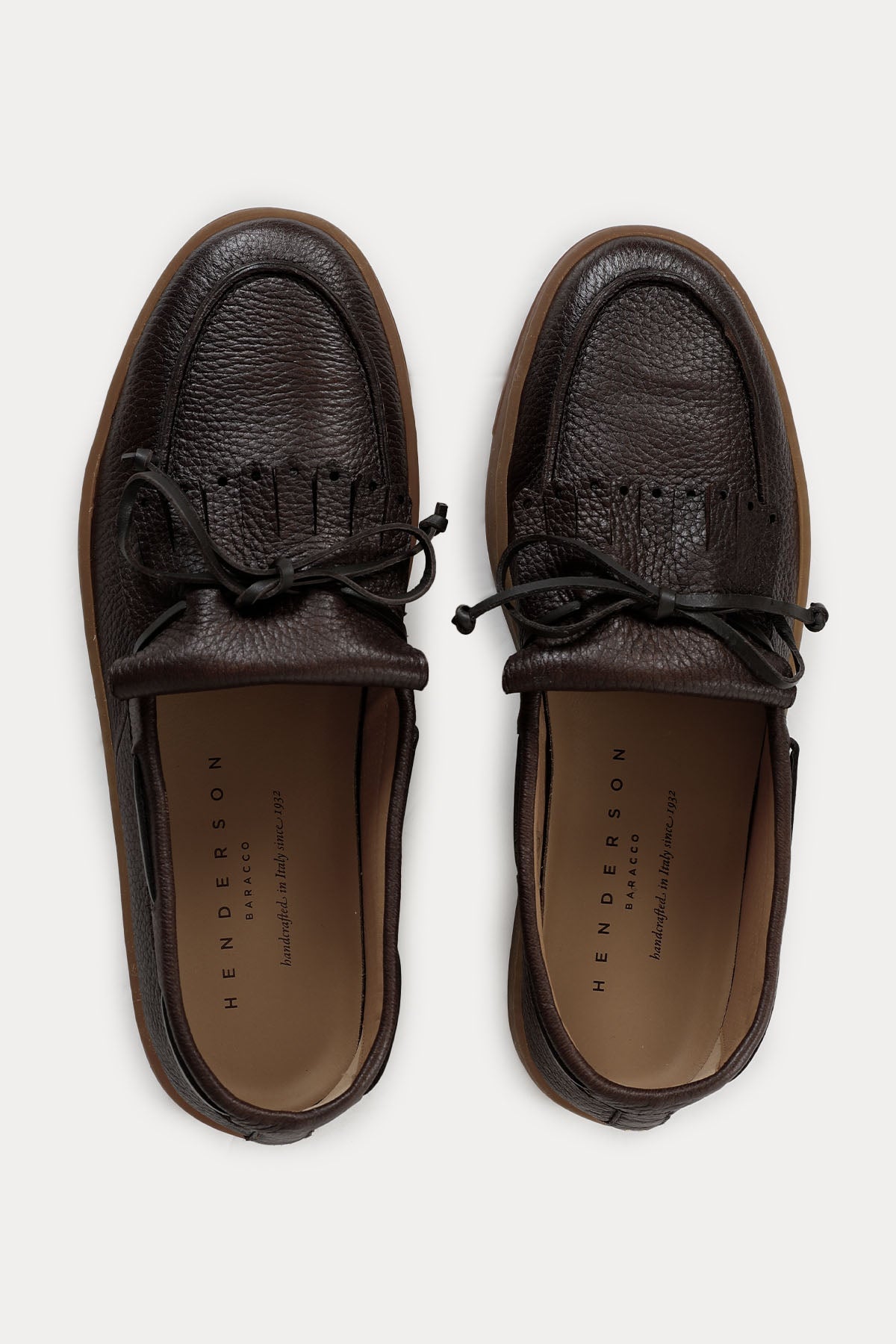 Henderson Idra Deri Bağcıklı Püsküllü Deri Loafer Ayakkabı