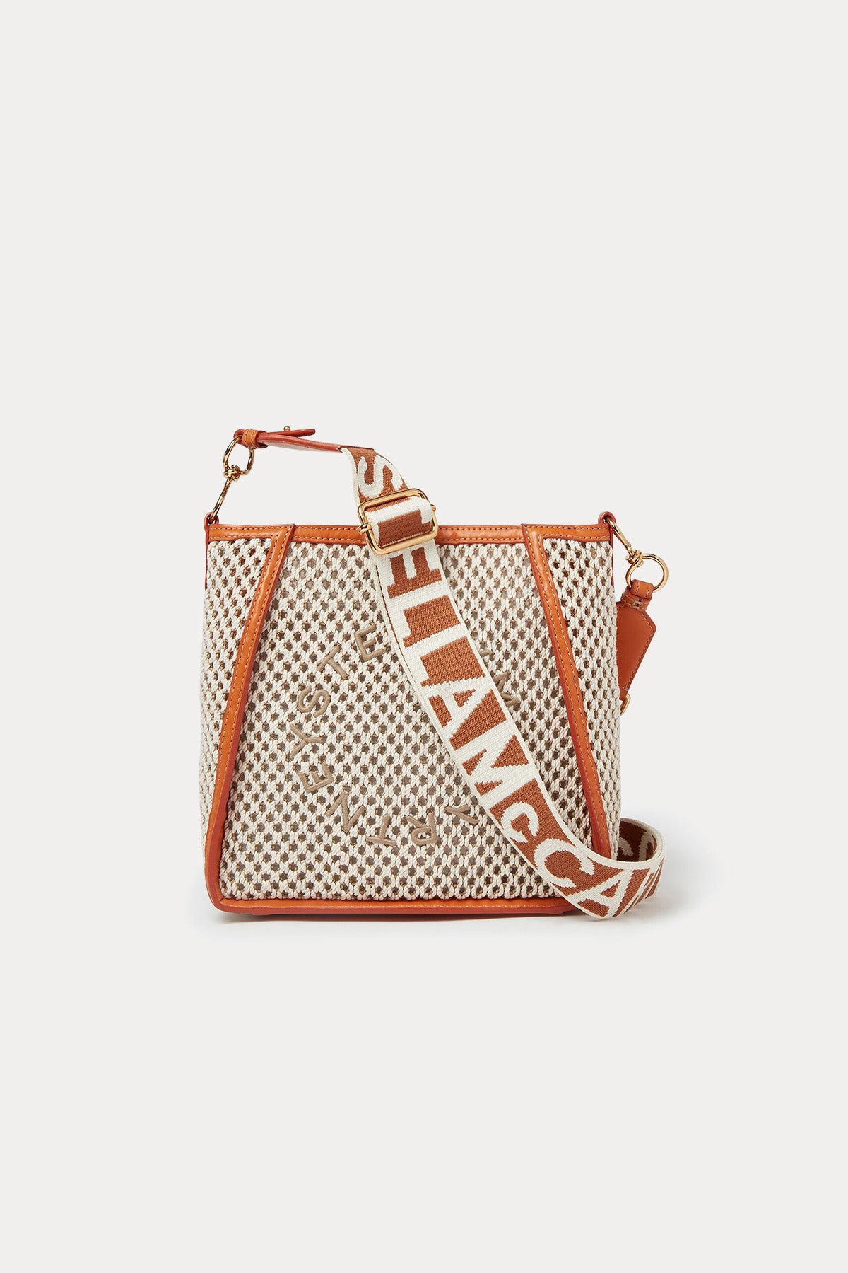 Stella Mccartney Logolu Örgü Omuz Çantası-Libas Trendy Fashion Store