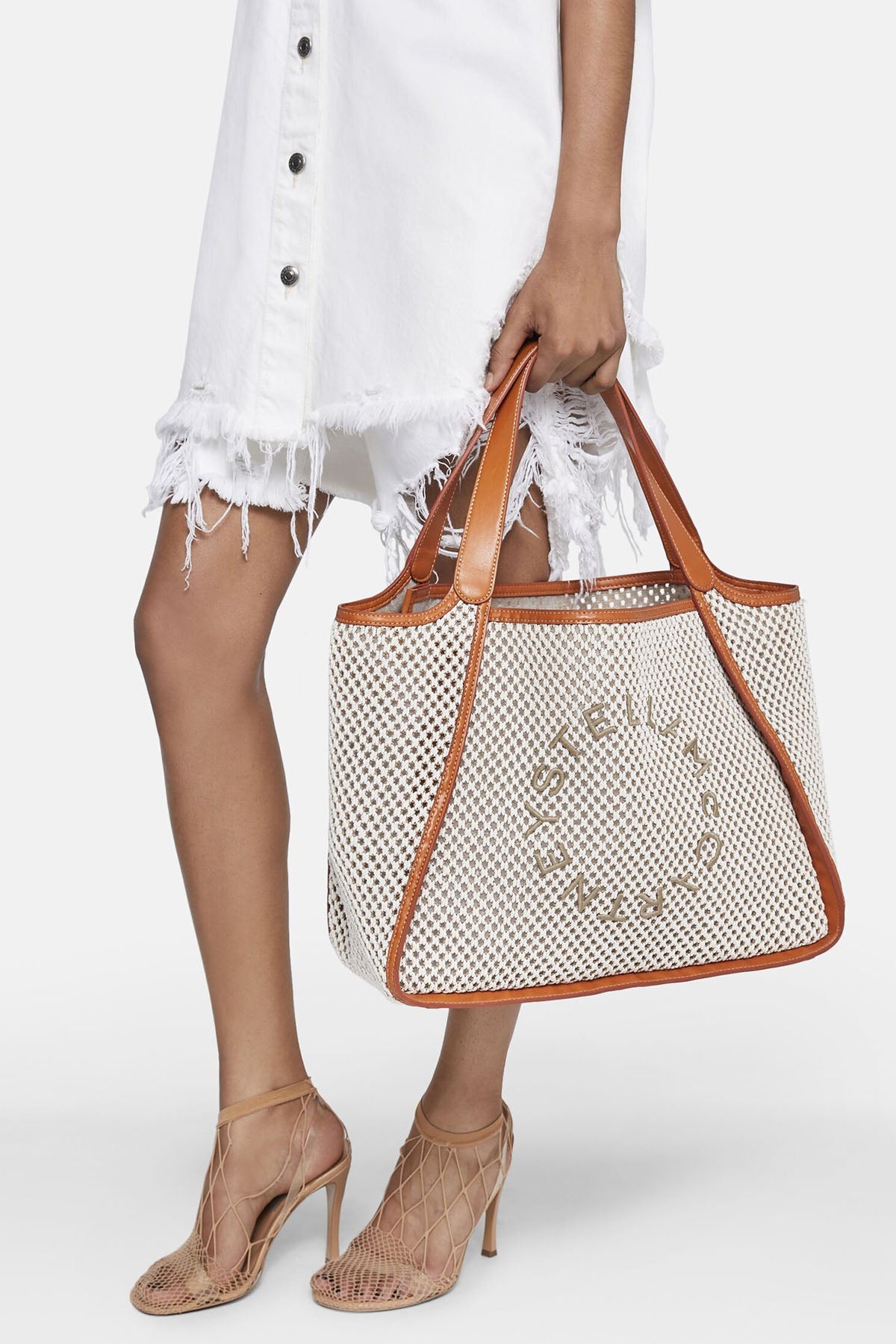 Stella Mccartney Örgü Tote Çanta-Libas Trendy Fashion Store