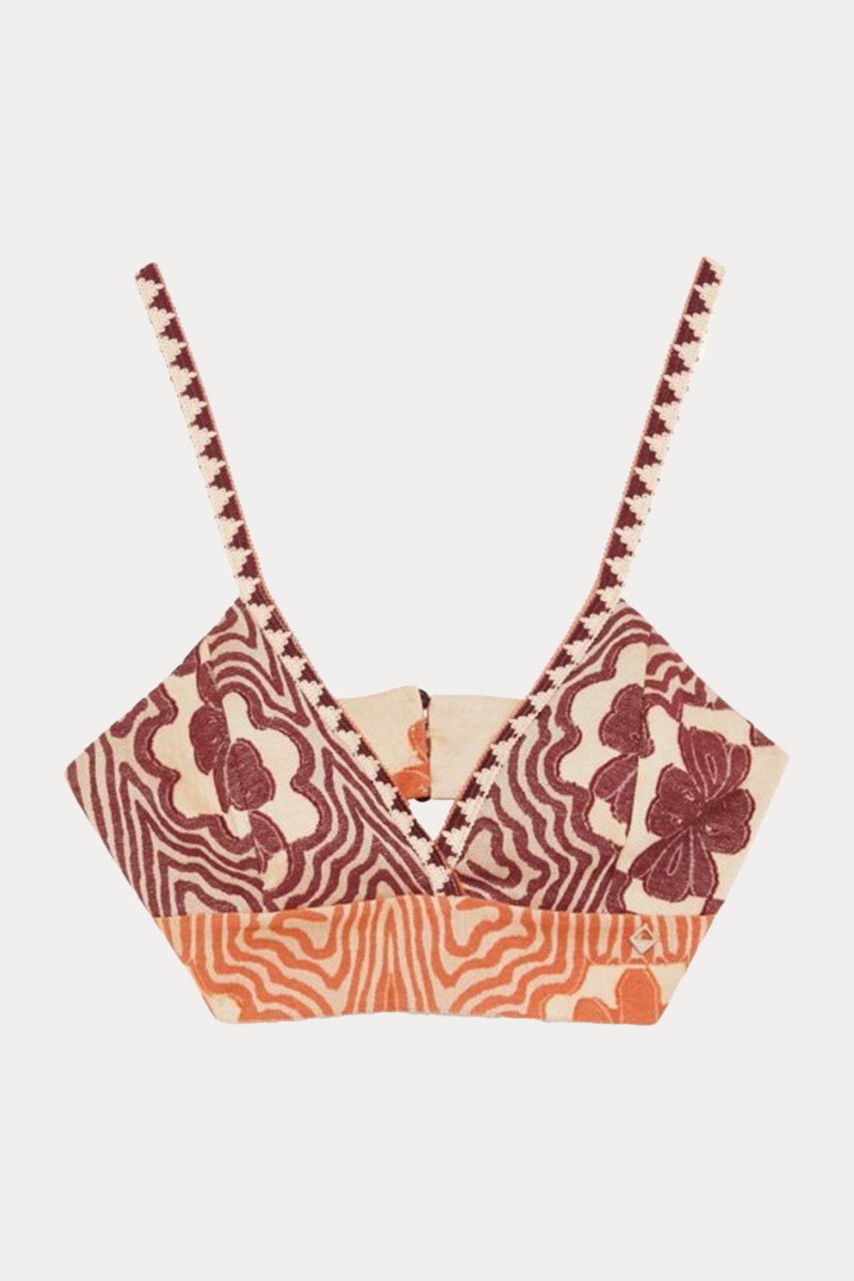 Meme Road Askılı V Yaka Crop Bluz-Libas Trendy Fashion Store