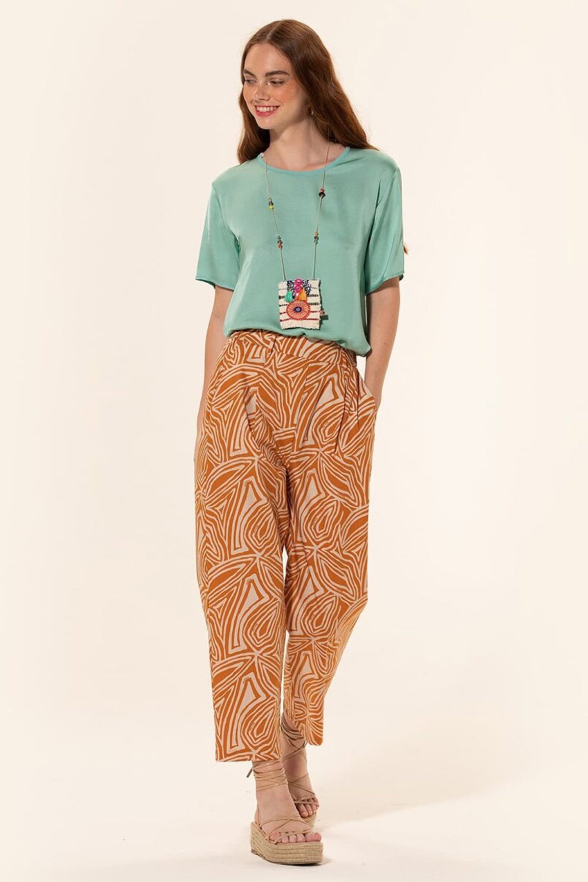 Meme Road Straight Fit Pileli Yüksek Bel Pantolon-Libas Trendy Fashion Store