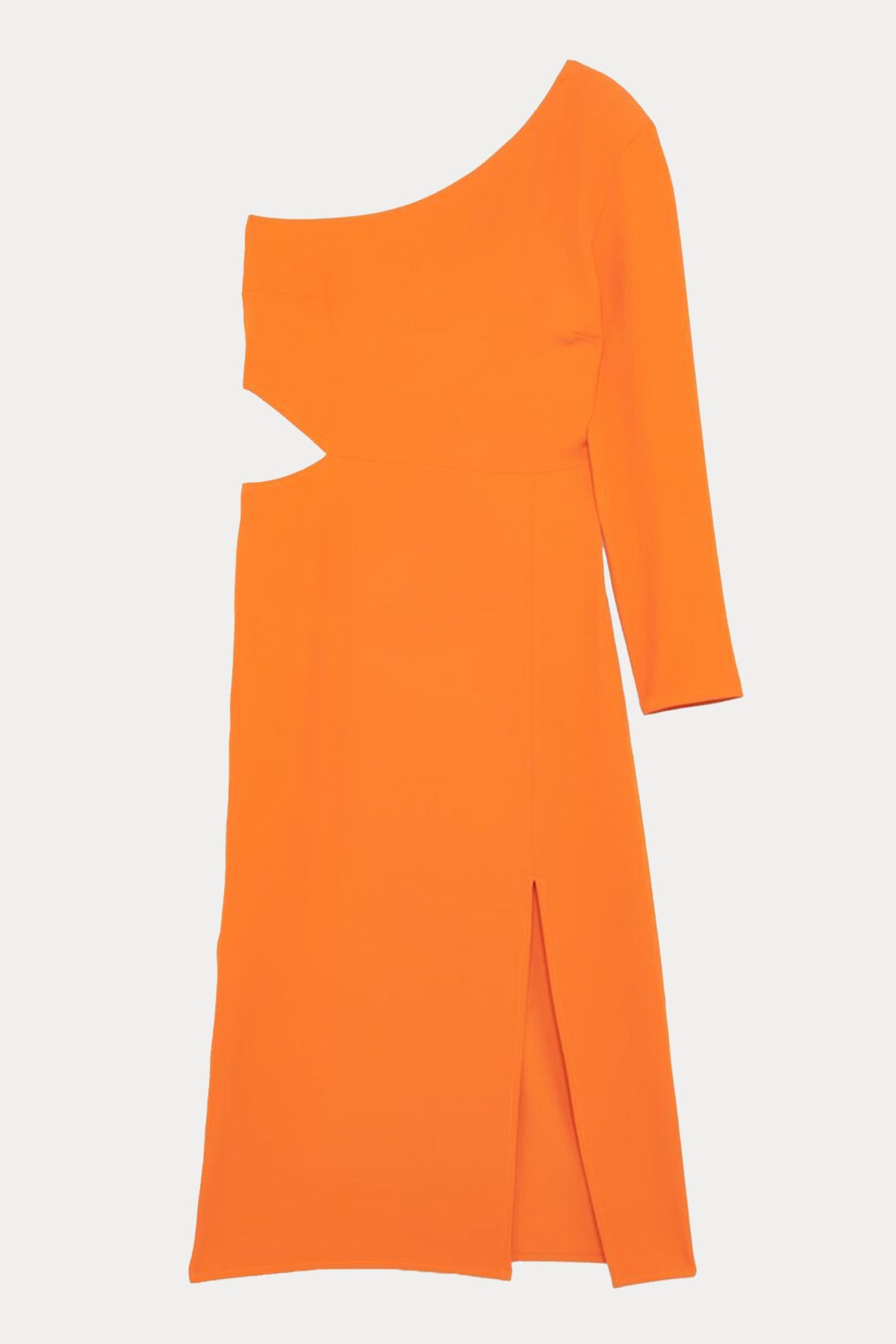 Meme Road Tek Omuz Midi Elbise-Libas Trendy Fashion Store