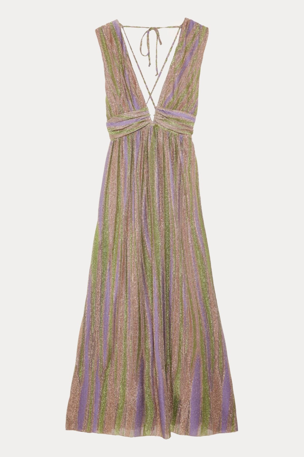 Meme Road Derin V Yaka Maxi Abiye Elbise-Libas Trendy Fashion Store