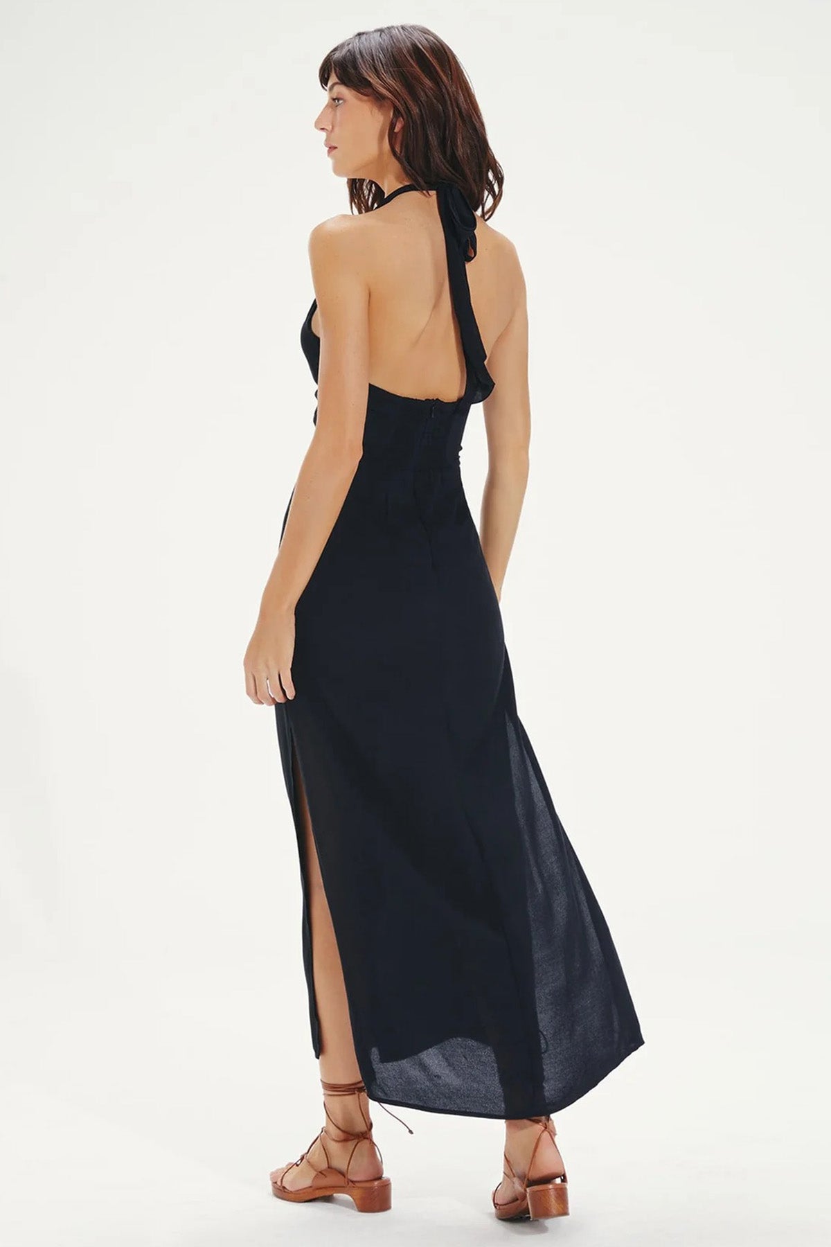 Vix Lidia İpekli Maxi Elbise-Libas Trendy Fashion Store