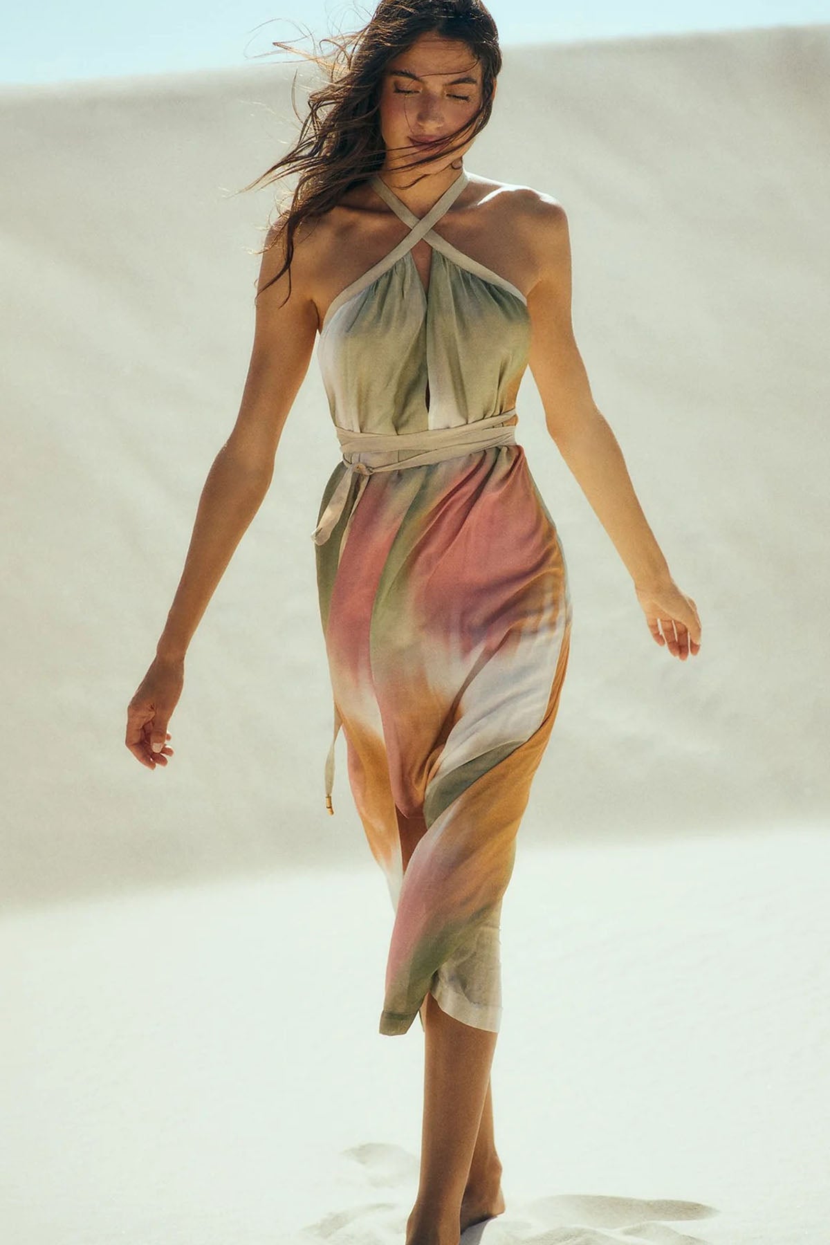 Vix Audrey İpekli Maxi Elbise-Libas Trendy Fashion Store