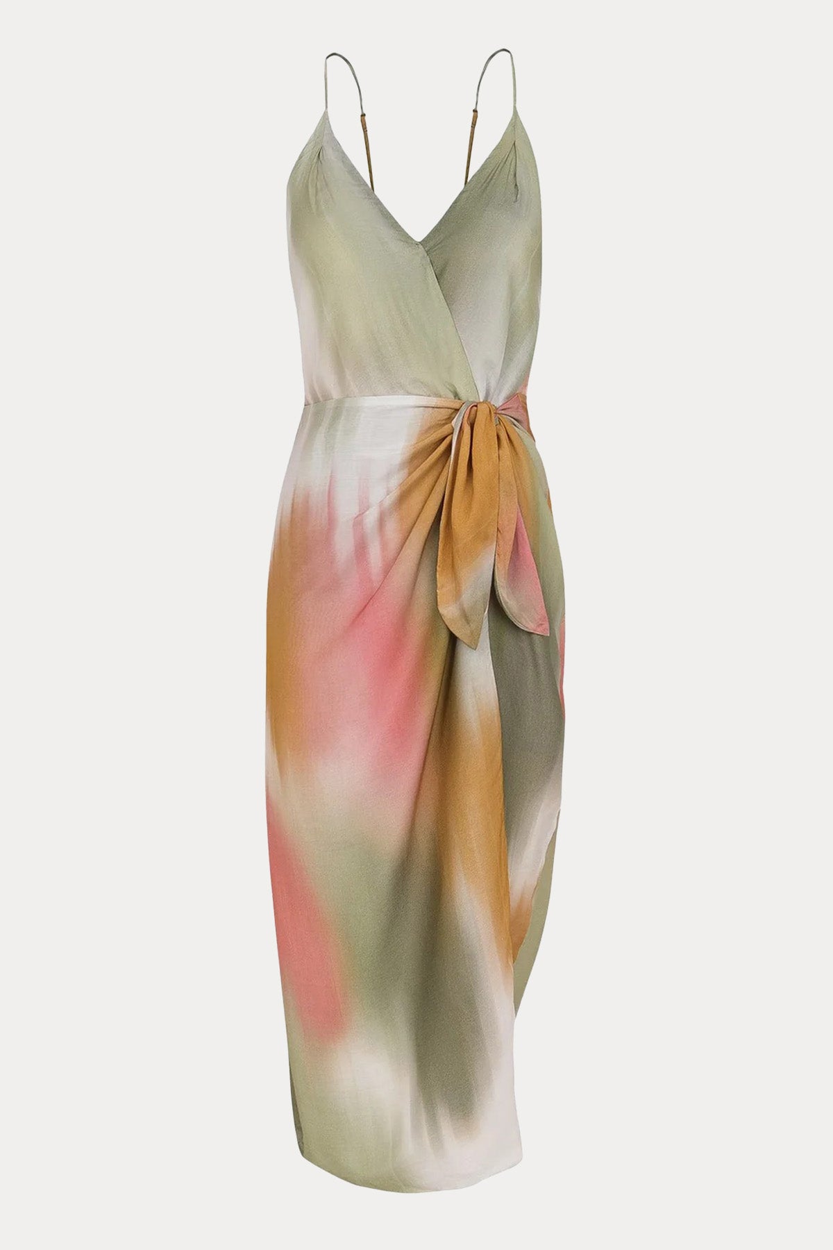 Vix Gisa İpekli İp Askılı Midi Elbise-Libas Trendy Fashion Store