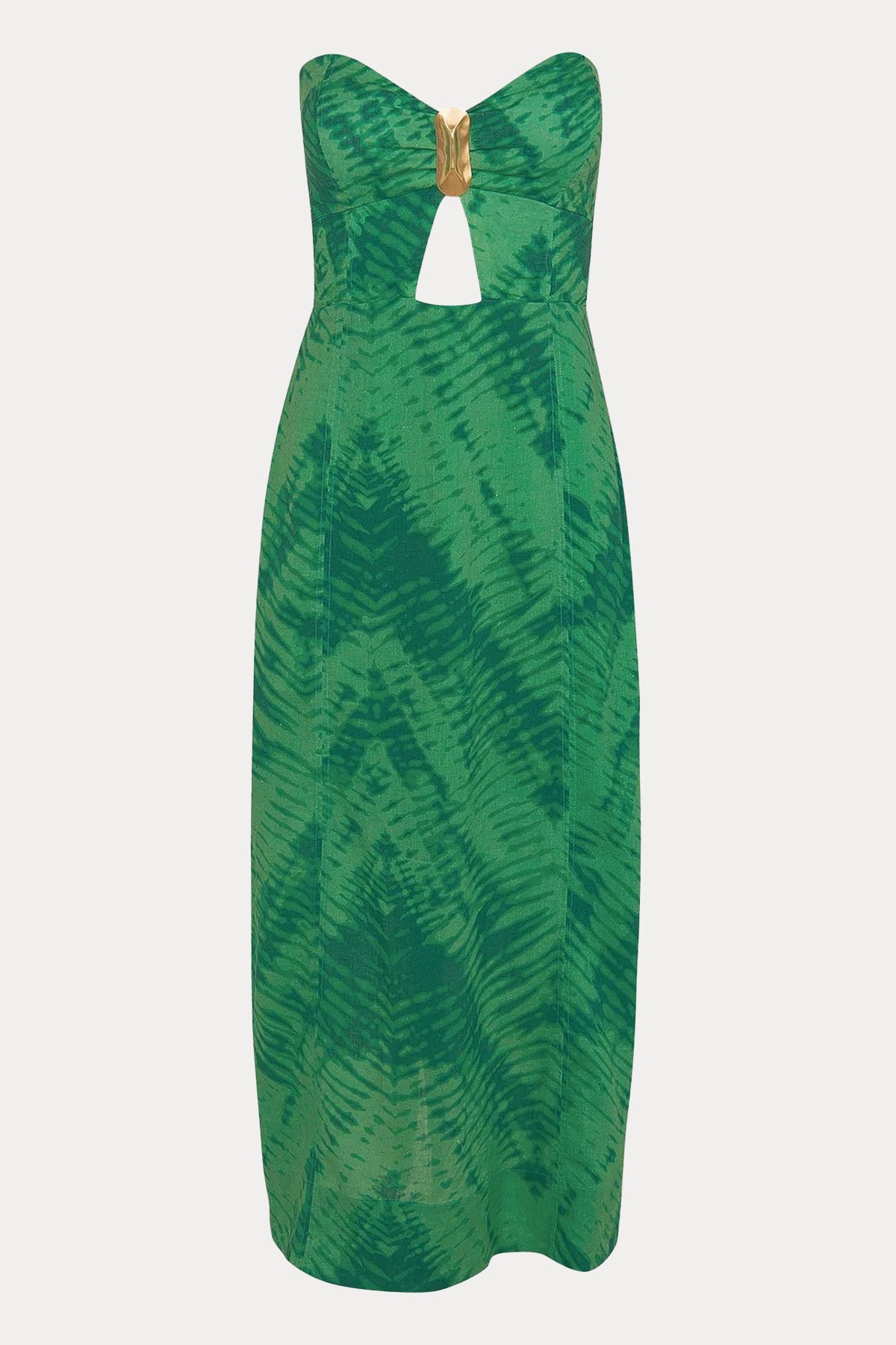 Vix Lizzy Staplez Midi Keten Elbise-Libas Trendy Fashion Store