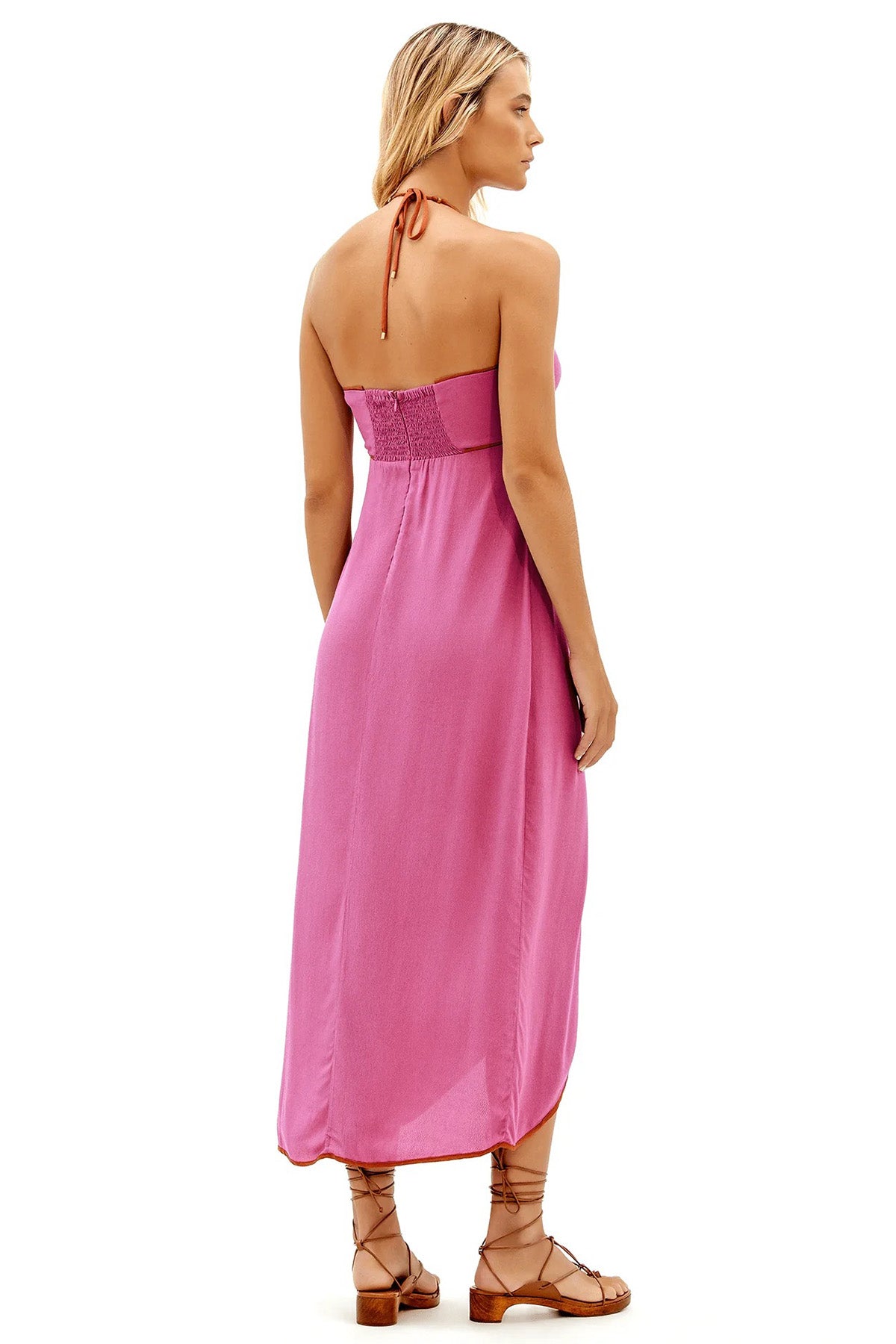 Vix Melanie İpekli Midi Elbise-Libas Trendy Fashion Store