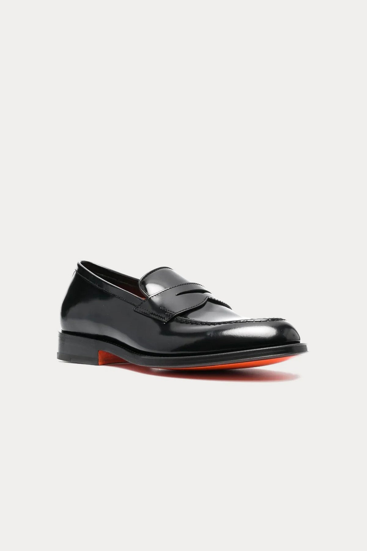 Santoni Goodyear Taban Deri Loafer Ayakkabı-Libas Trendy Fashion Store