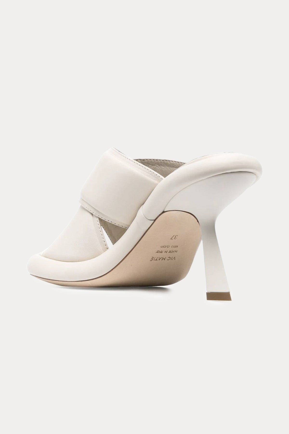 Vic Matie Topuklu Deri Terlik