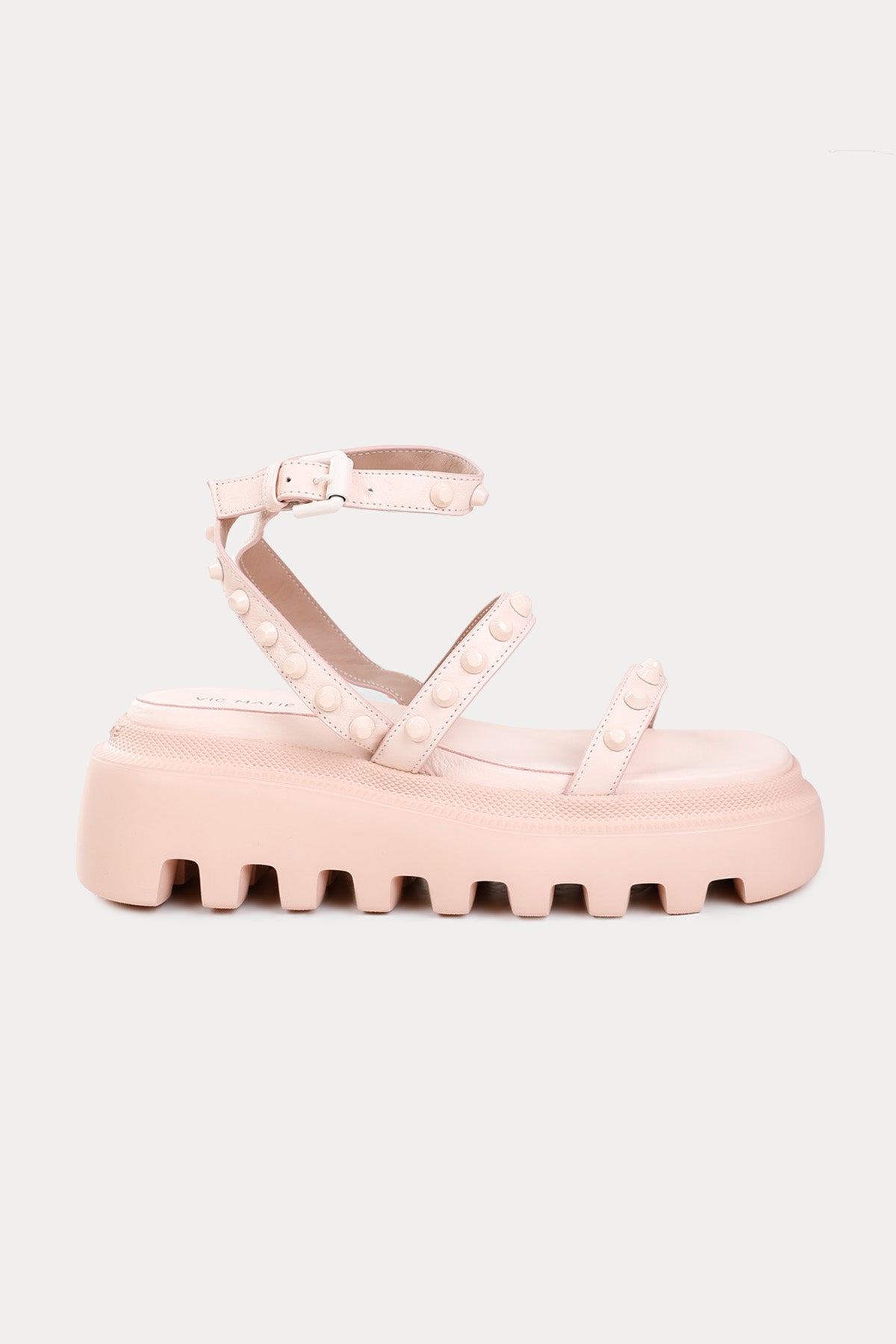 Vic Matie Küt Burun Troklu Deri Sandalet