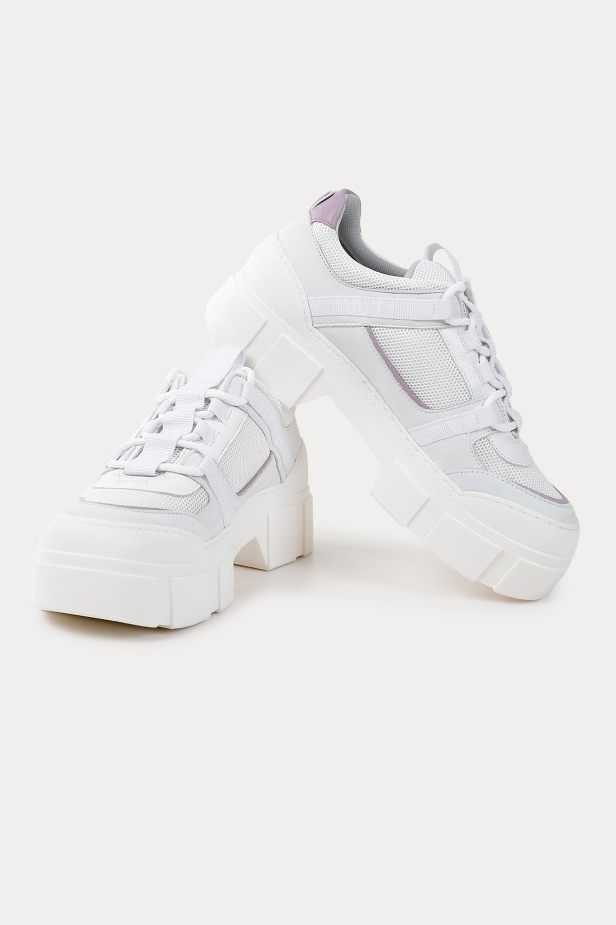 Vic Matie Fileli Deri Sneaker Ayakkabı