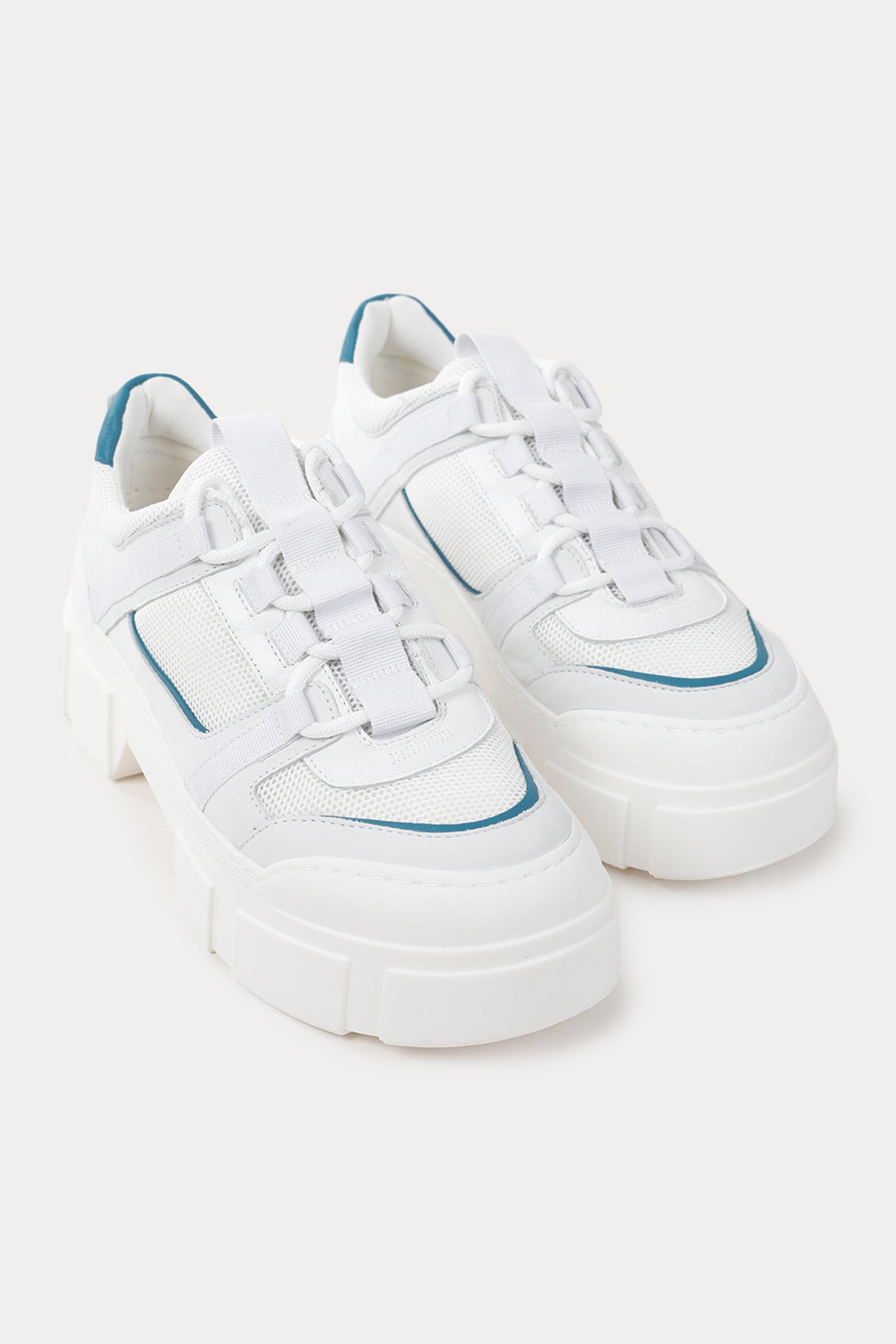 Vic Matie Fileli Deri Sneaker Ayakkabı