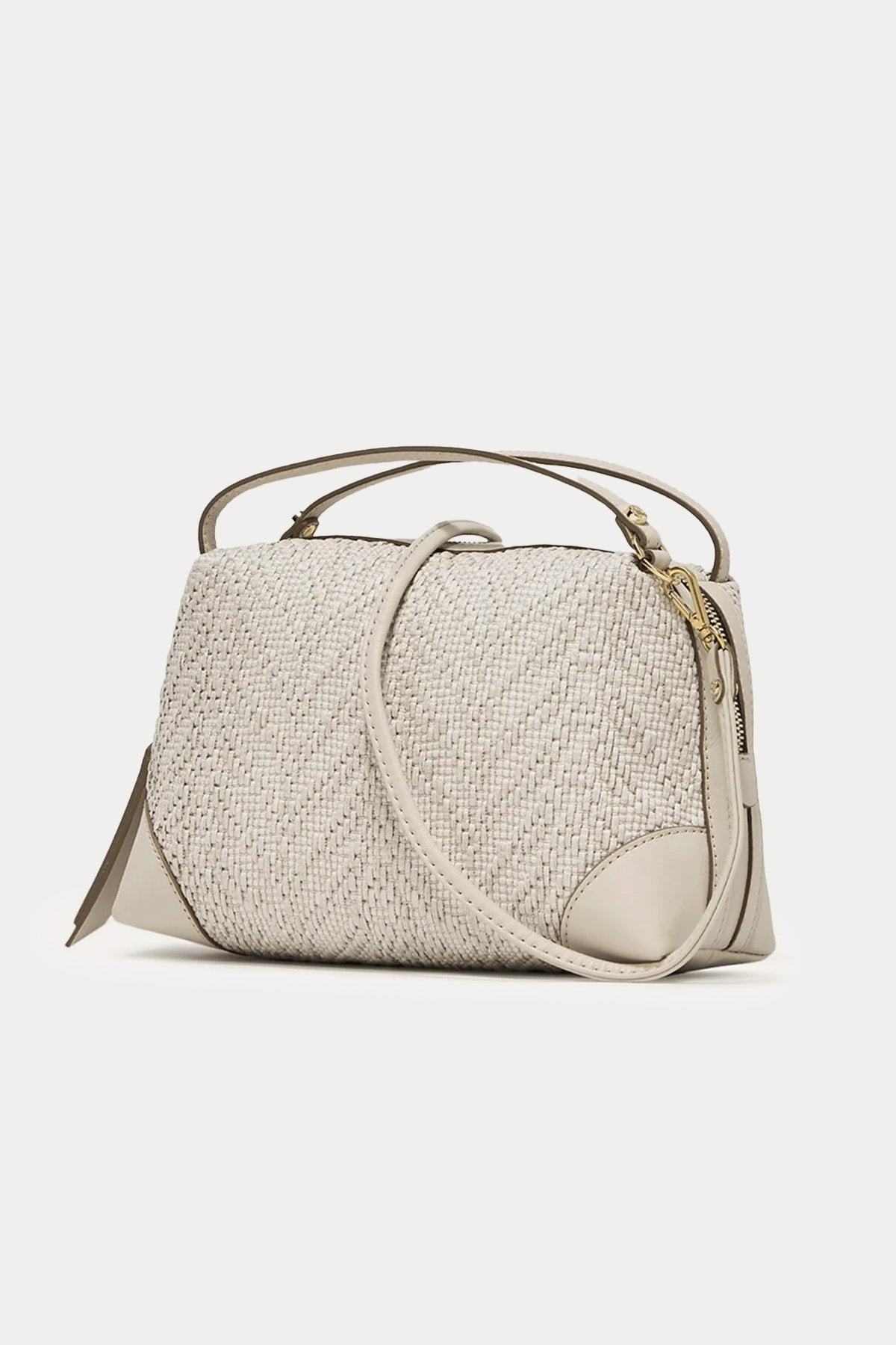 Gianni Chiarini Alifa Deri Kombinasyonlu Rafya Örgü El Çantası-Libas Trendy Fashion Store