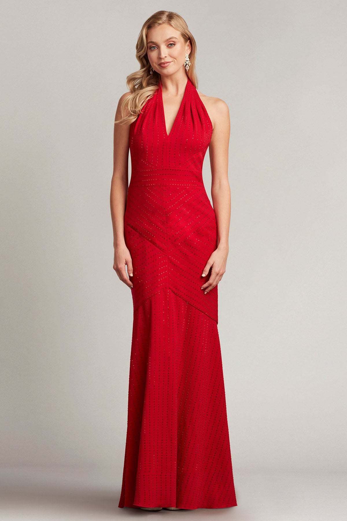 Tadashi Shoji Vanie Maxi Abiye Elbise-Libas Trendy Fashion Store