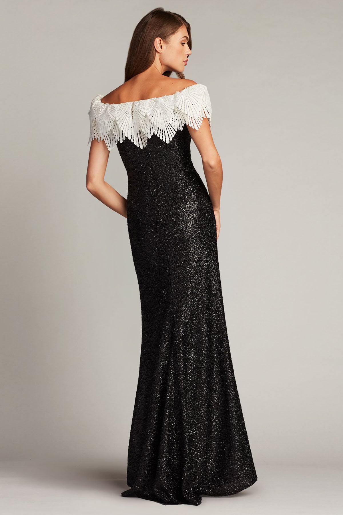 Tadashi Shoji Taj Maxi Abiye Elbise-Libas Trendy Fashion Store