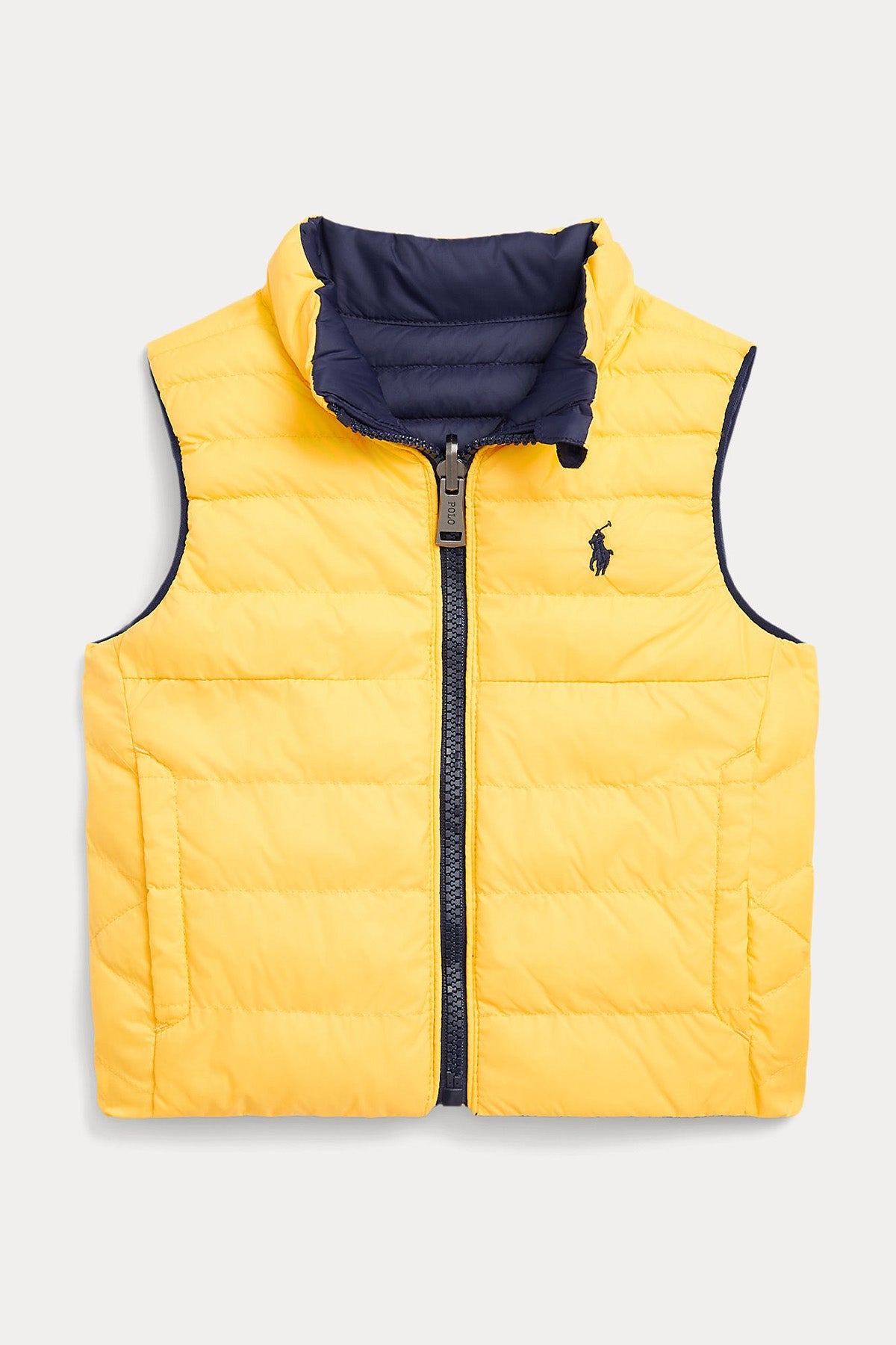 Polo Ralph Lauren Kids 12-18 Aylık Erkek Bebek Çift Taraflı Puffer Yelek