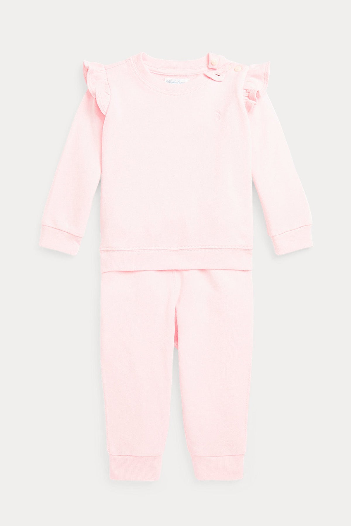 Polo Ralph Lauren Kids 12-24 Aylık Kız Bebek Fırfır Detaylı Eşofman Takımı