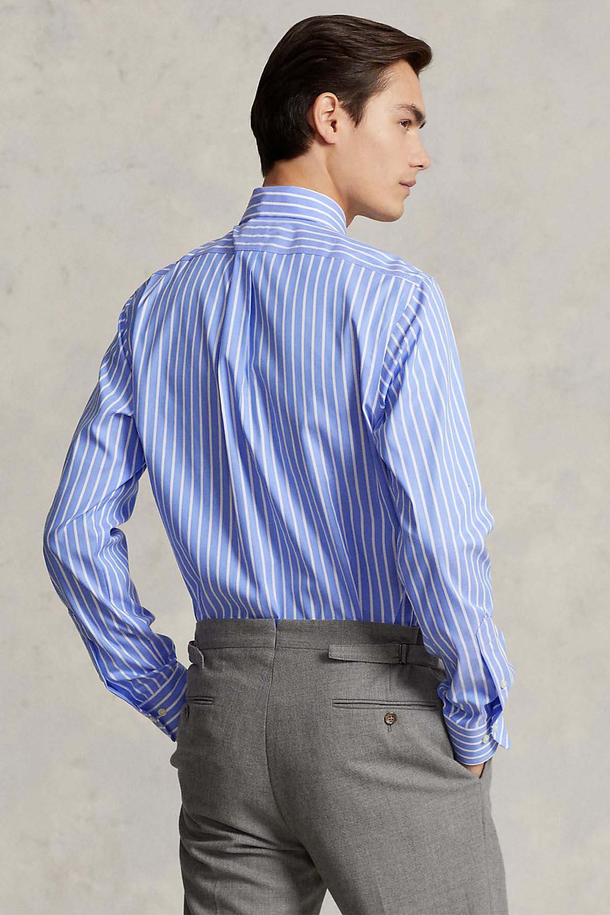 Polo Ralph Lauren Custom Fit Çizgili Oxford Gömlek-Libas Trendy Fashion Store