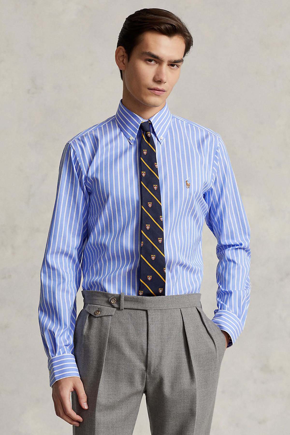 Polo Ralph Lauren Custom Fit Çizgili Oxford Gömlek-Libas Trendy Fashion Store