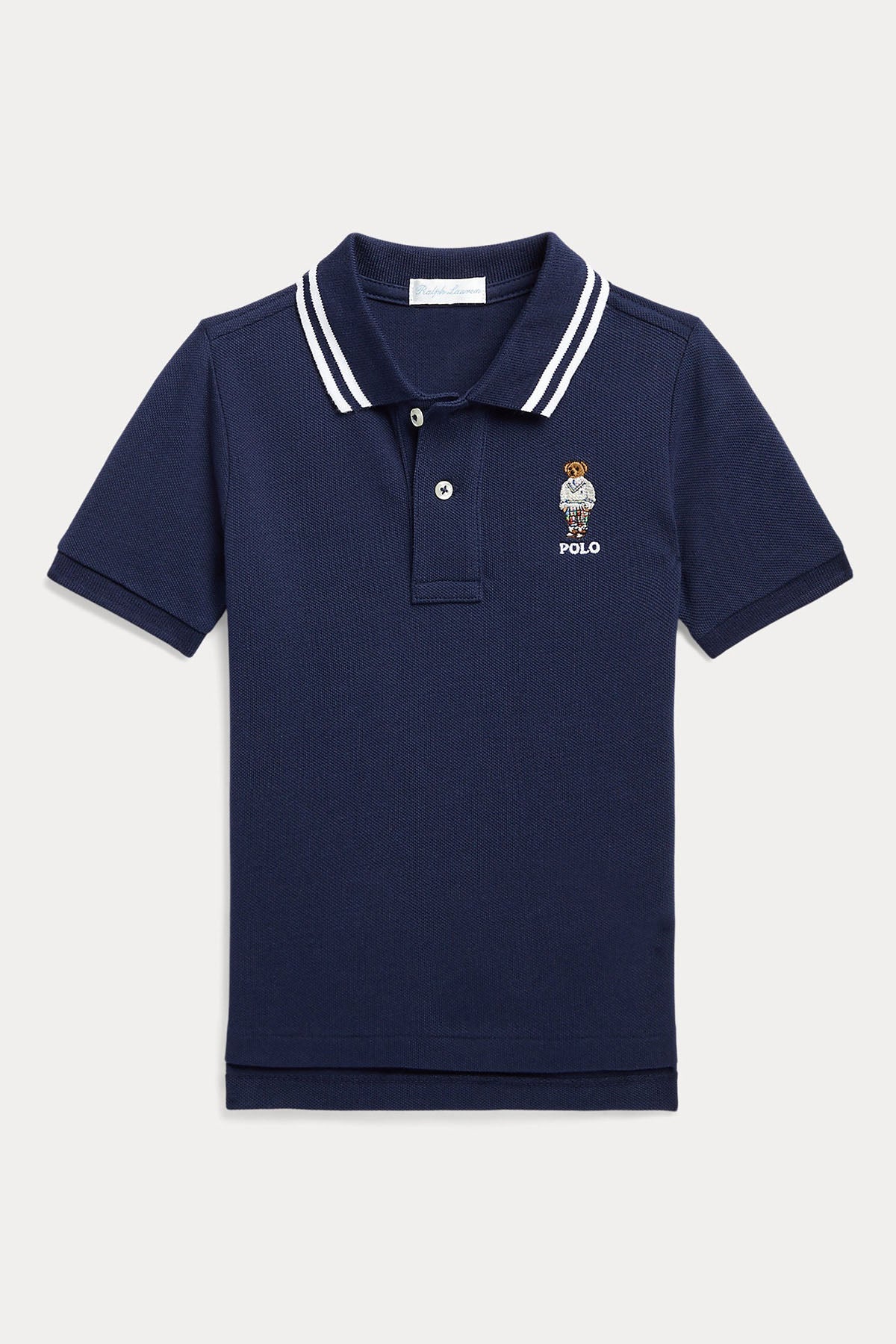 Polo Ralph Lauren Kids 12-18 Aylık Erkek Bebek Polo Yaka Polo Bear T-shirt