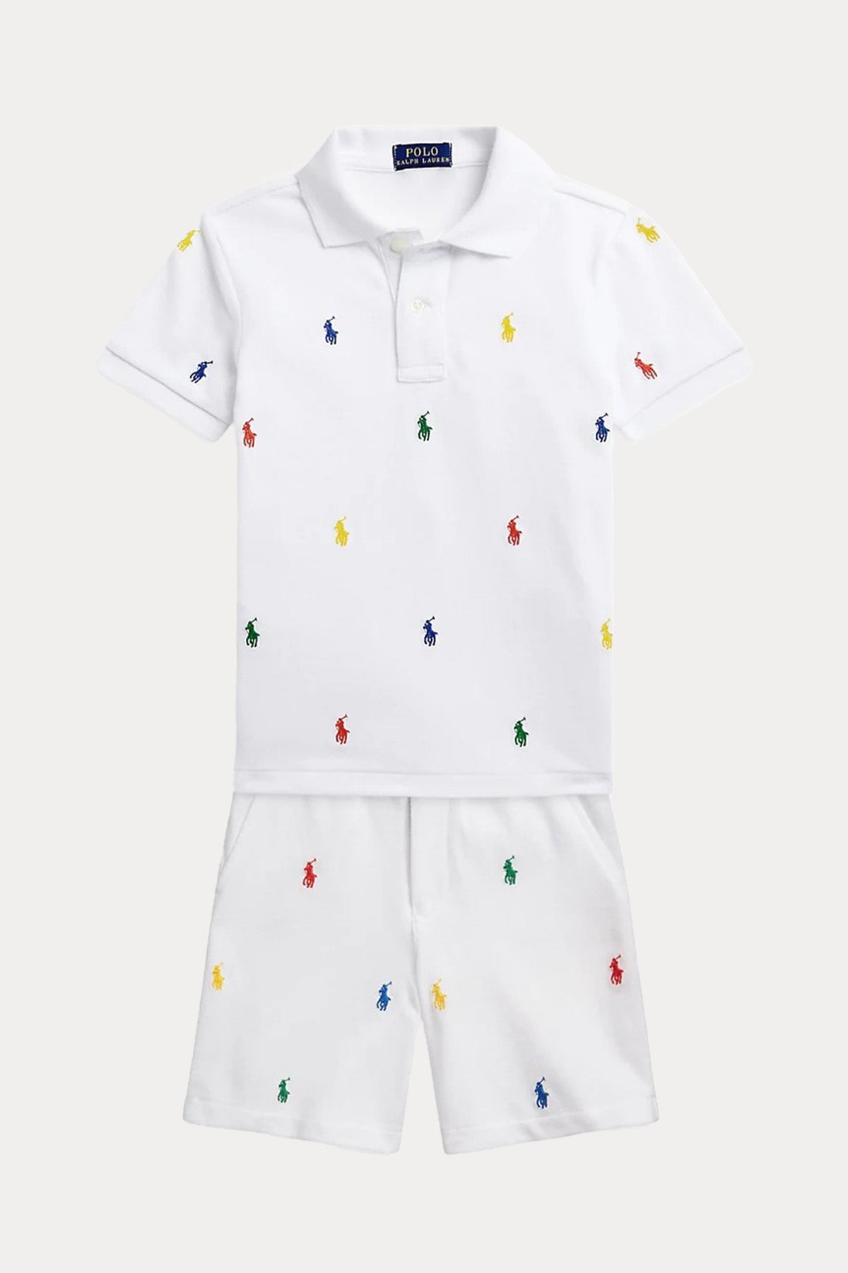 Polo Ralph Lauren Kids 2-4 Yaş Erkek Çocuk Logolu Beli Lastikli Şort