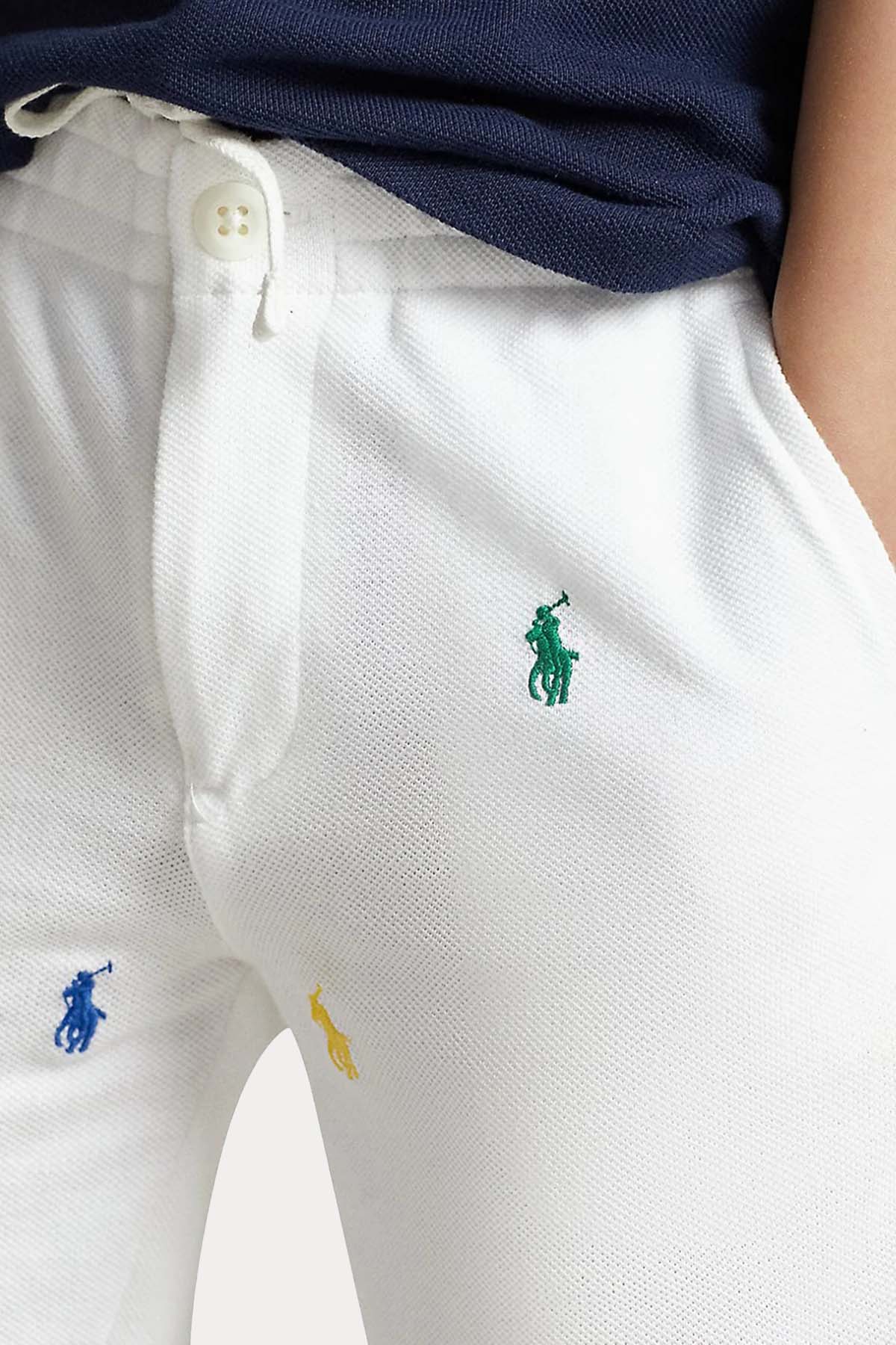Polo Ralph Lauren Kids 2-4 Yaş Erkek Çocuk Logolu Beli Lastikli Şort
