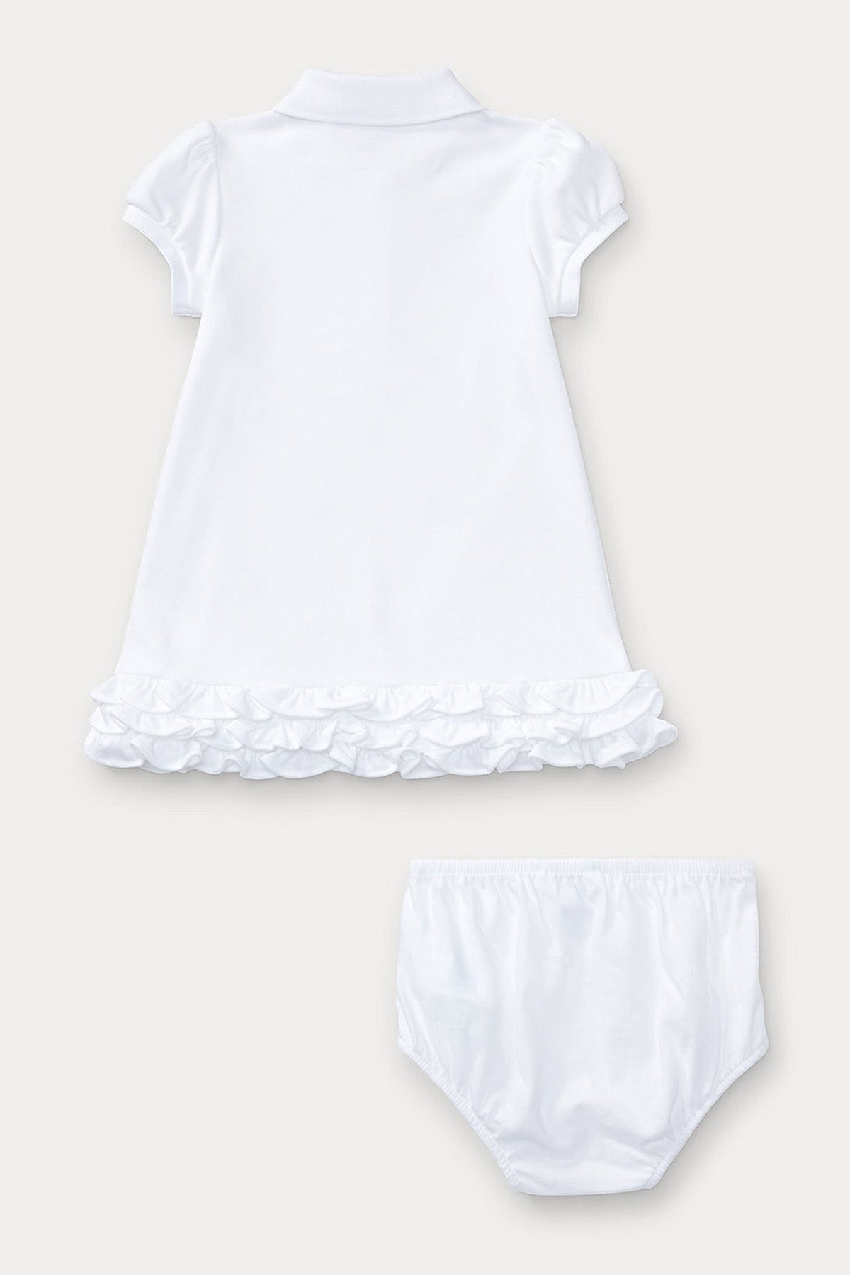 Polo Ralph Lauren Kids 9-18 Aylık Kız Bebek Polo Yaka Elbise