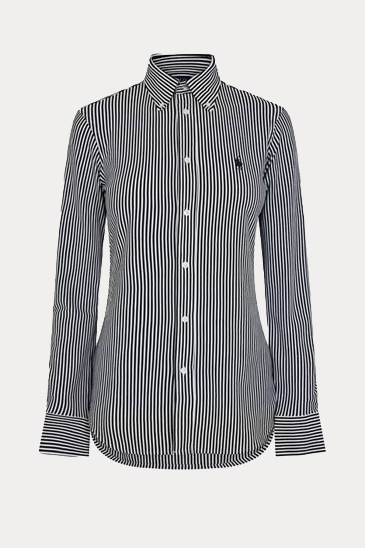 Polo Ralph Lauren Çizgili Knit Oxford Gömlek-Libas Trendy Fashion Store