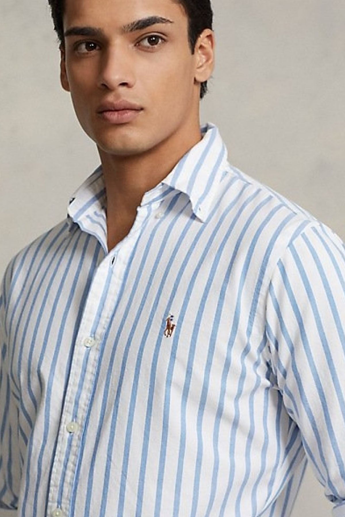 Polo Ralph Lauren Custom Fit Çizgili Oxford Gömlek-Libas Trendy Fashion Store