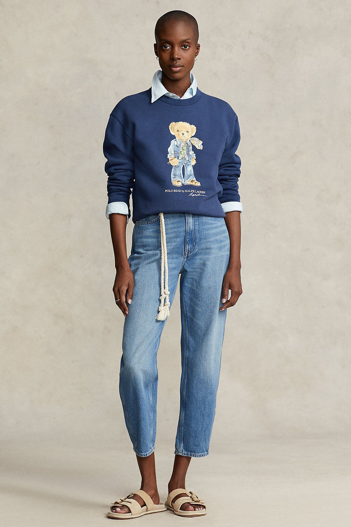 Polo Ralph Lauren Şardonlu Polo Bear Sweatshirt-Libas Trendy Fashion Store