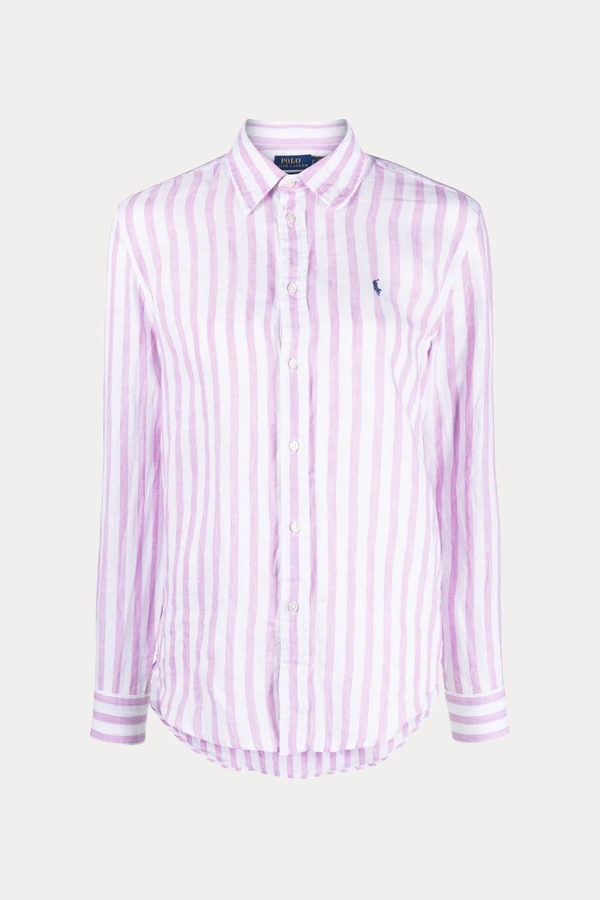 Polo Ralph Lauren Relaxed Fit Çizgili Keten Gömlek-Libas Trendy Fashion Store