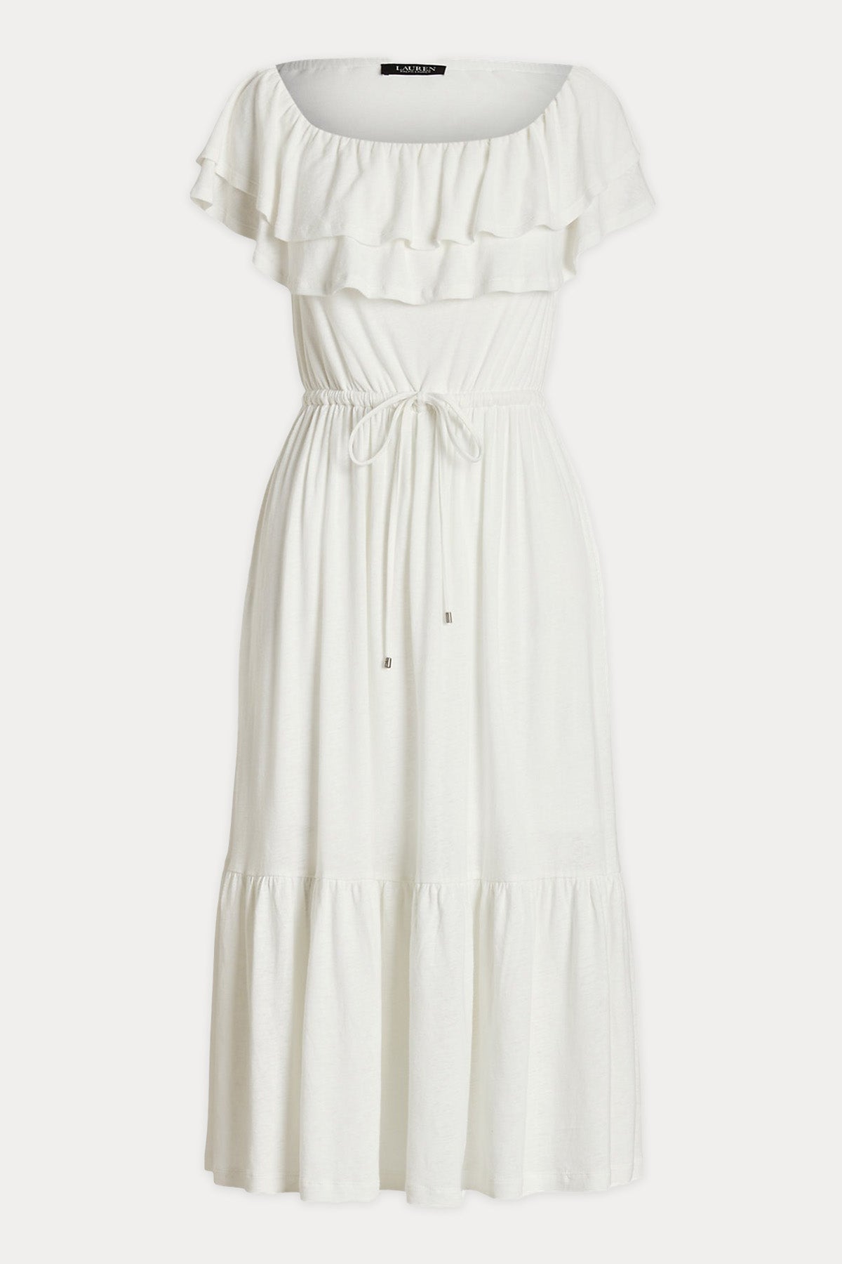 Polo Ralph Lauren Ketenli Midi Elbise