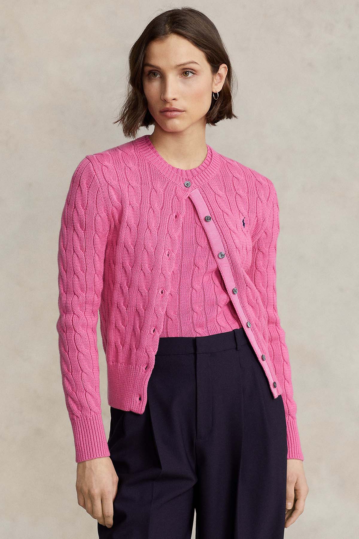 Polo Ralph Lauren Saç Örgü Triko Ceket-Libas Trendy Fashion Store