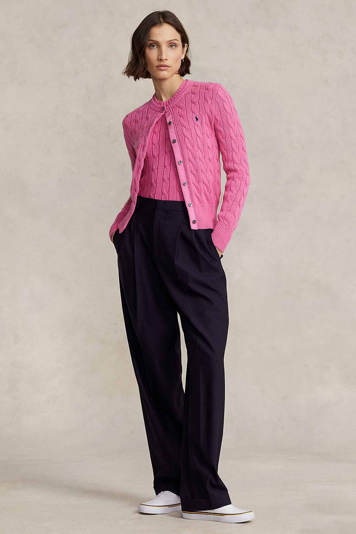 Polo Ralph Lauren Saç Örgü Triko Ceket-Libas Trendy Fashion Store