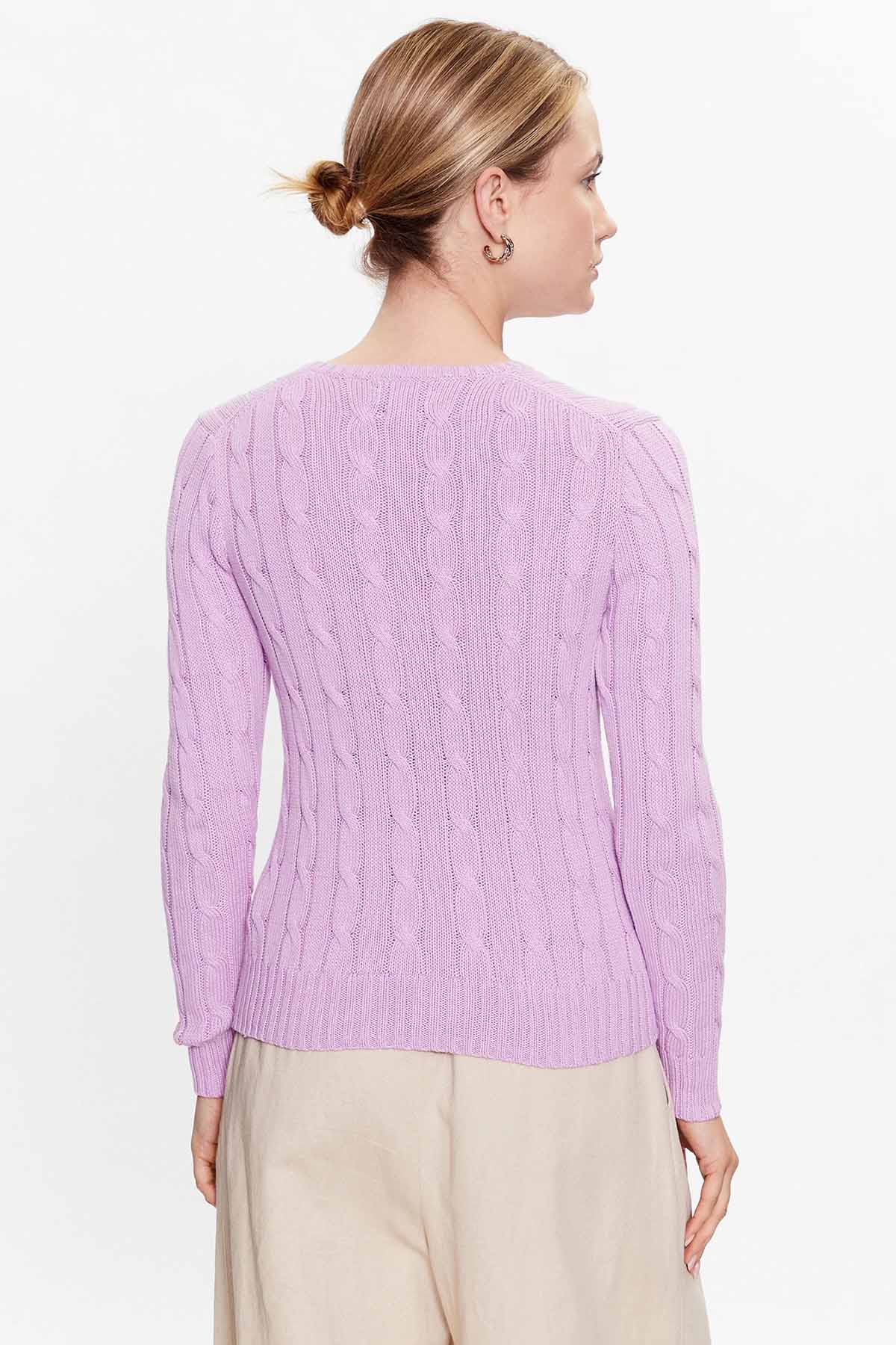 Polo Ralph Lauren Pima Cotton Slim Fit V Yaka Saç Örgü Triko-Libas Trendy Fashion Store