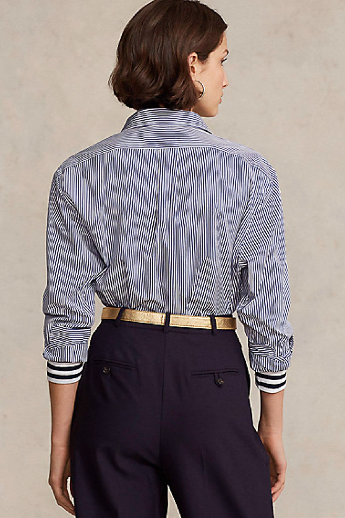 Polo Ralph Lauren Geniş Kesim Çizgili Gömlek-Libas Trendy Fashion Store