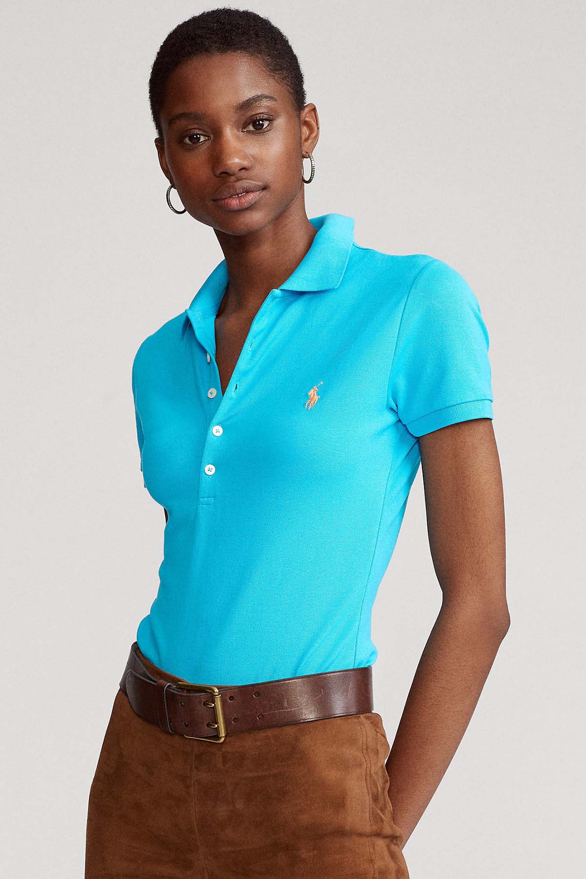 Polo Ralph Lauren Slim Fit Polo Yaka T-shirt-Libas Trendy Fashion Store